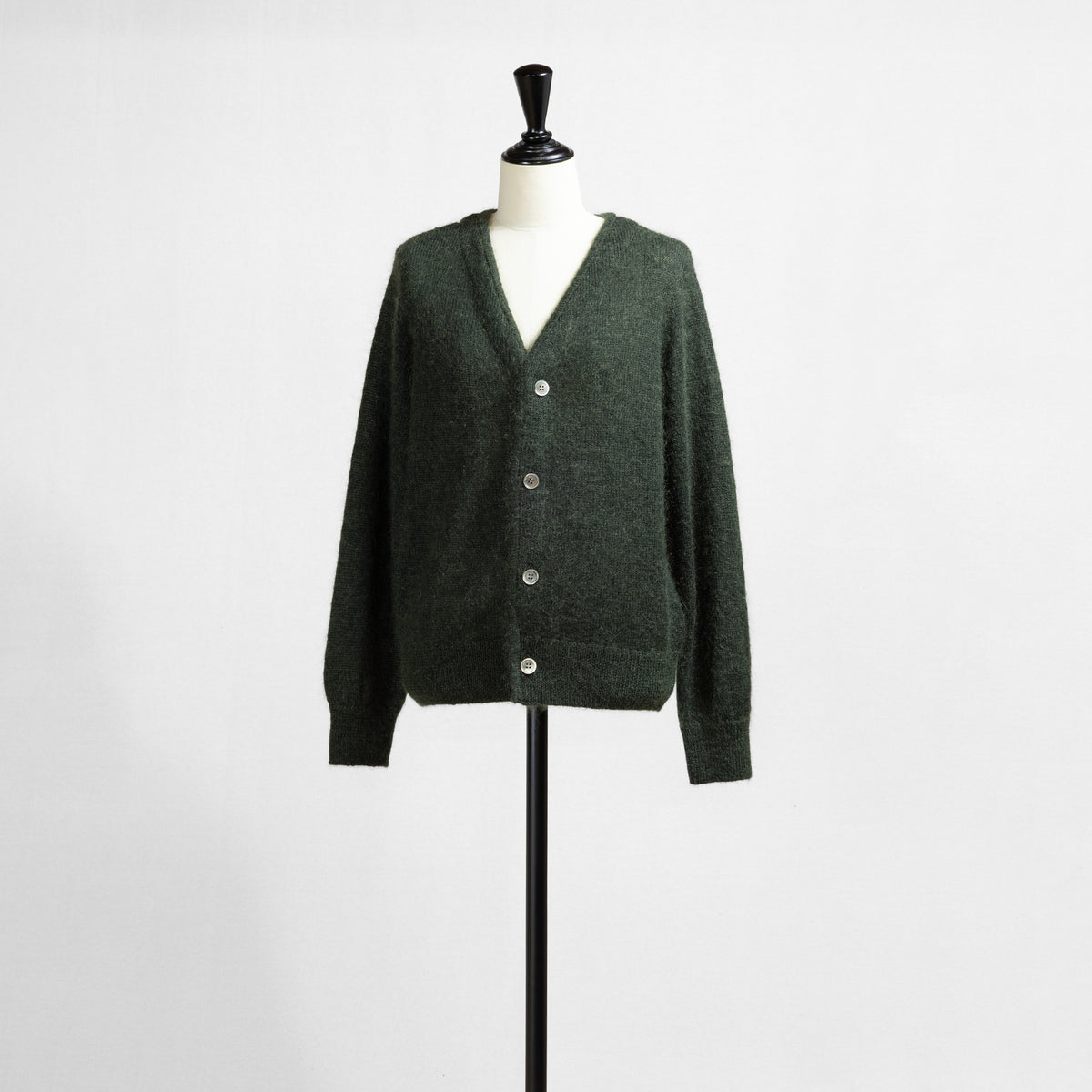 26AW Yonetomi シャギーモヘア カーディガン 95-264-026