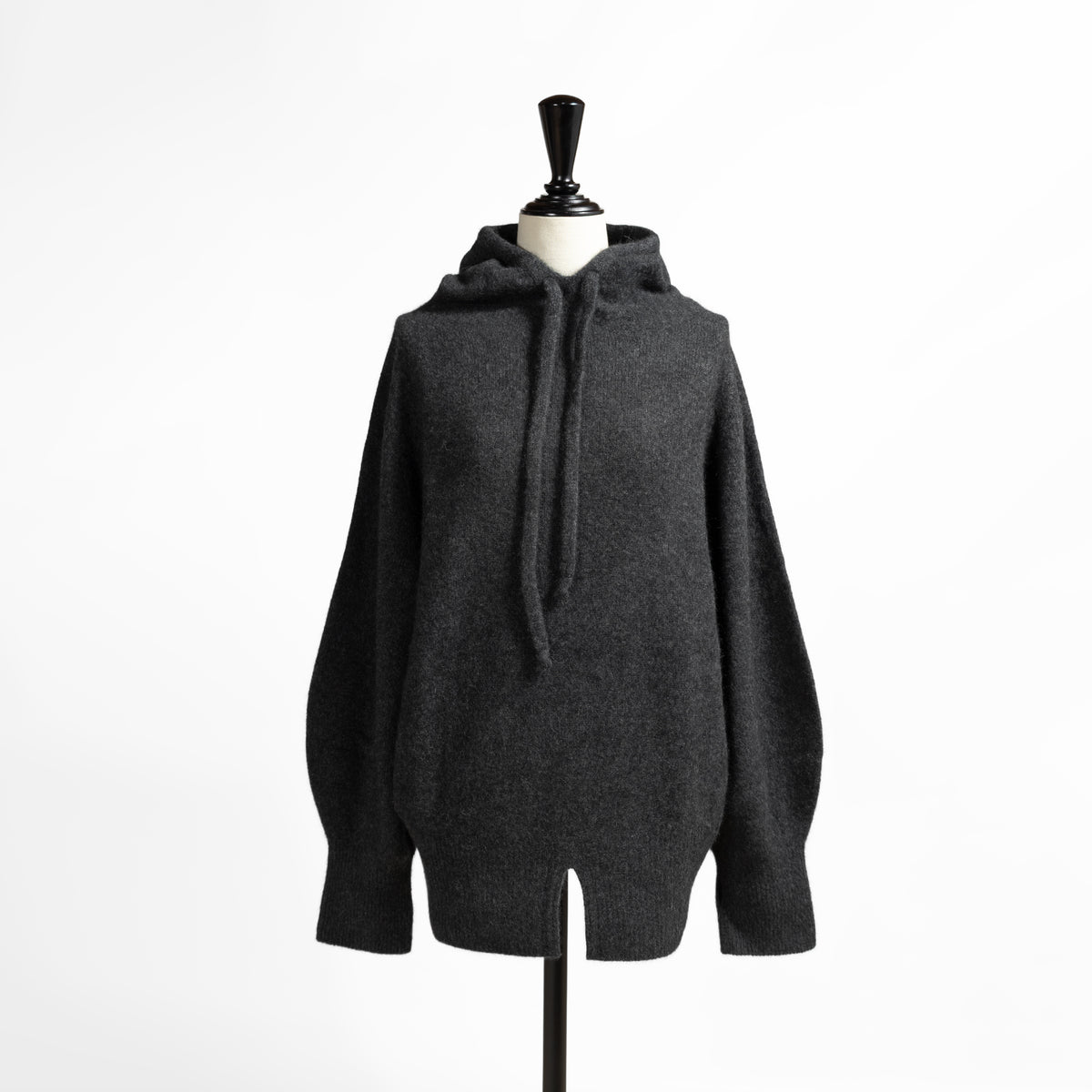 26AW enrica ラクーンブレンド ニットフーディー KNIT294