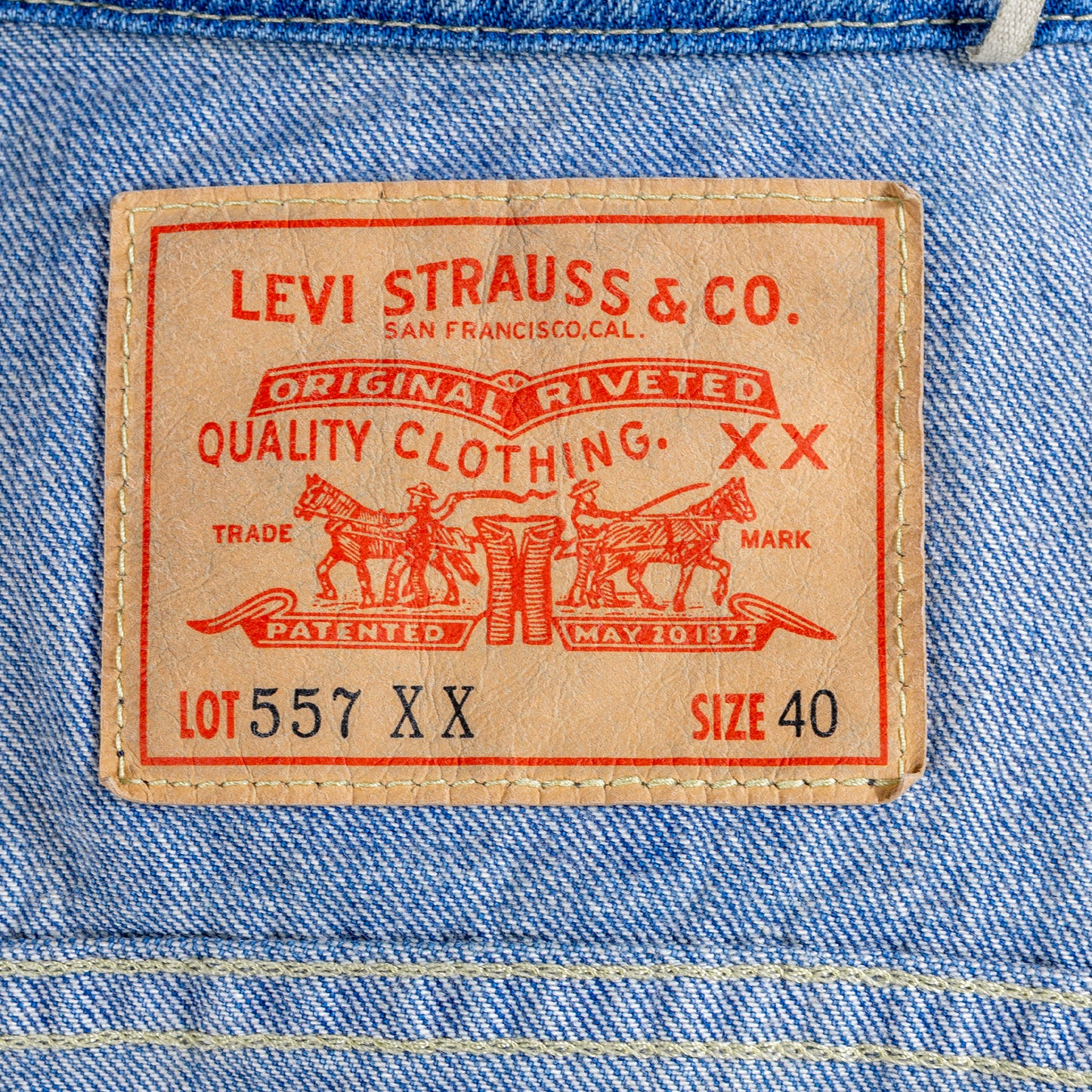 25AW LEVI'S VINTAGE CLOTHING 1961 TYPEIII 557 トラッカージャケット ミディアムインディゴ 749980004