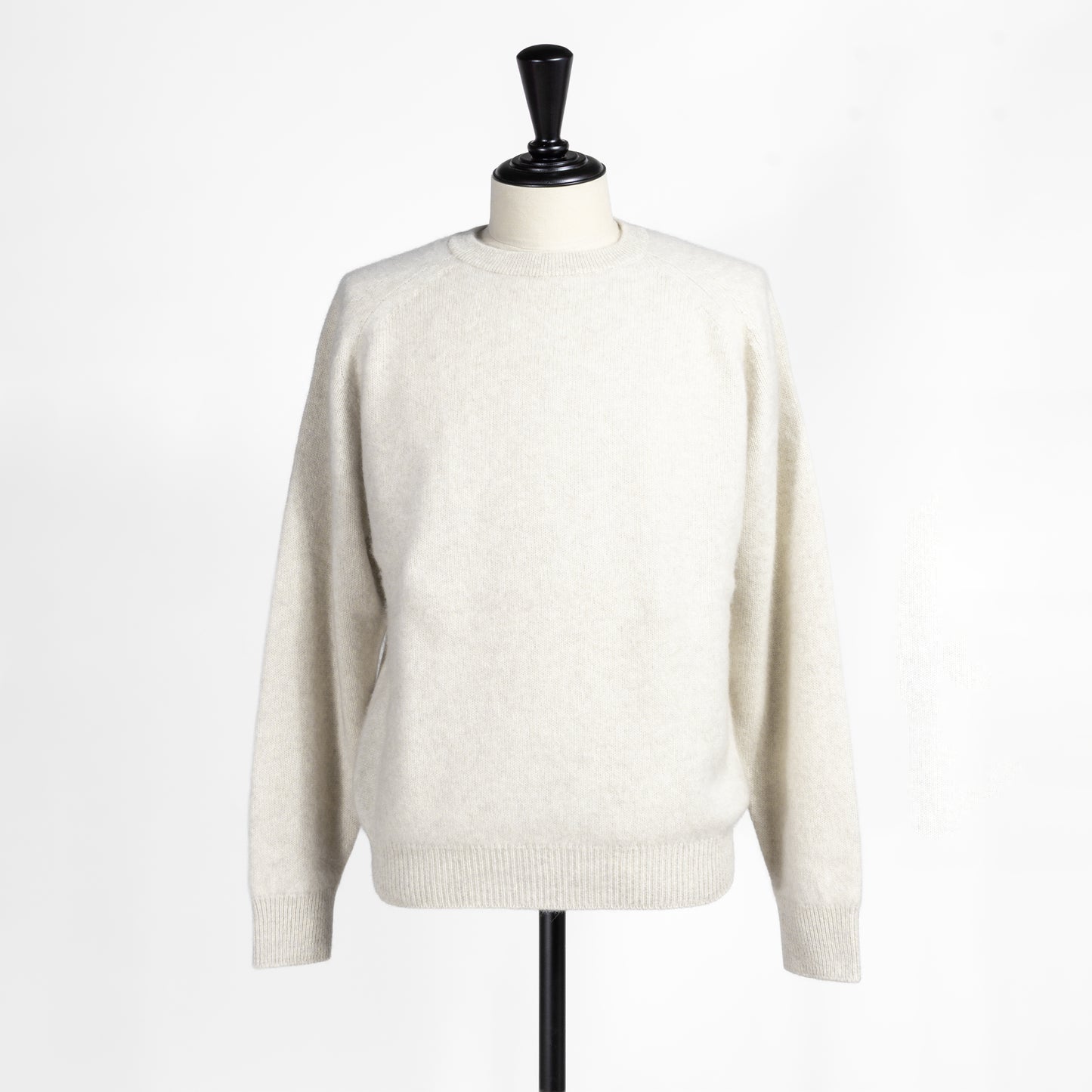 25AW BATONER カシミヤフォックス天竺ラグランクルーネック BN-25FM-056