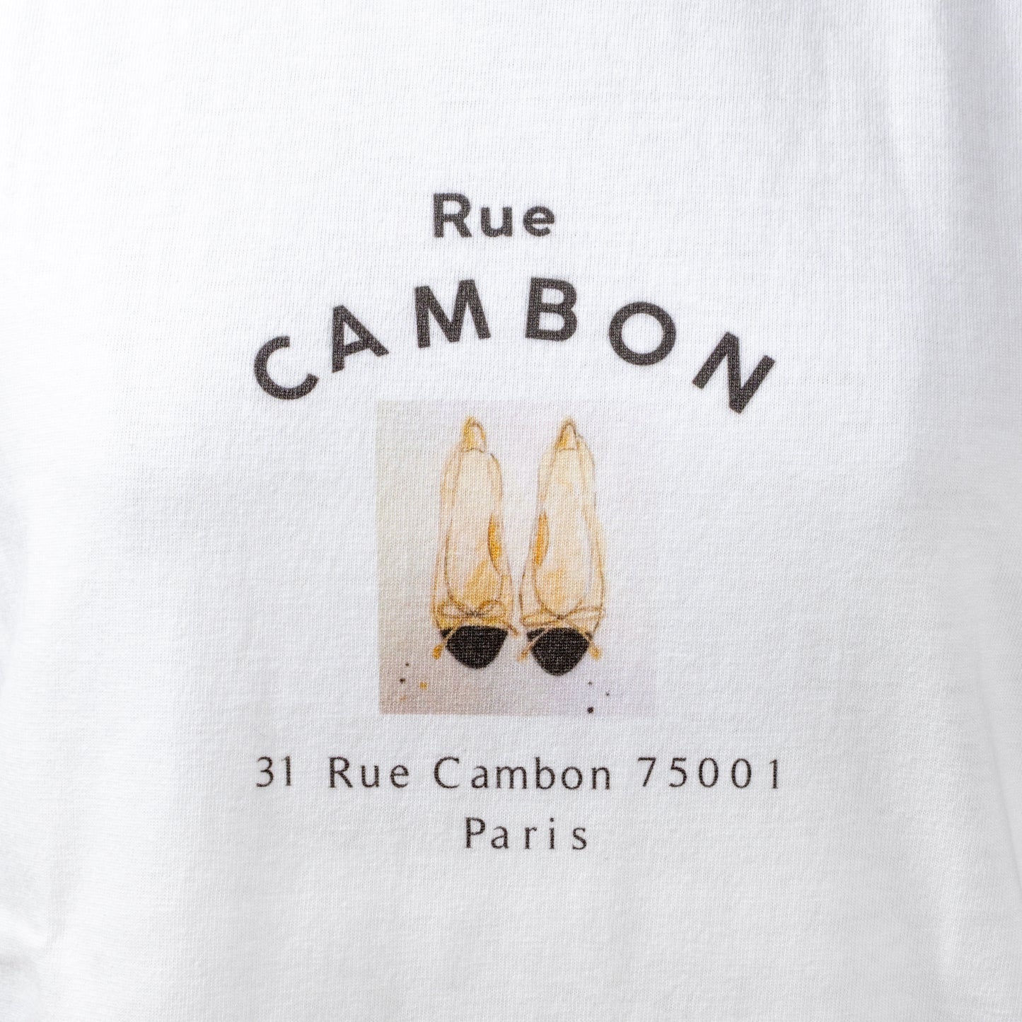 25SS ANGE IN DISGUISE プリントノースリーブTシャツ Rue CAMBON