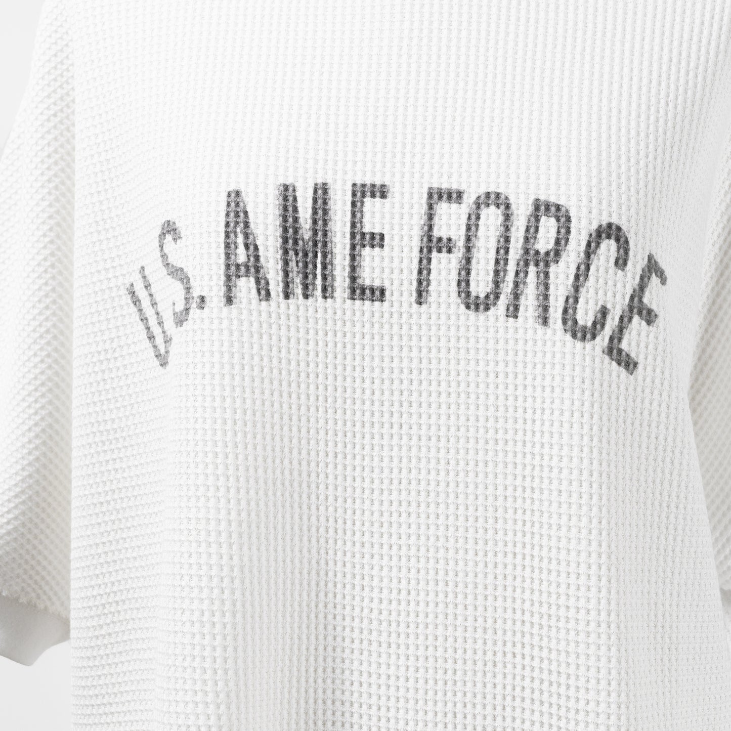 25SS AMERICANA ビッグワッフルバックガゼットTシャツ U.S. AME FORCE