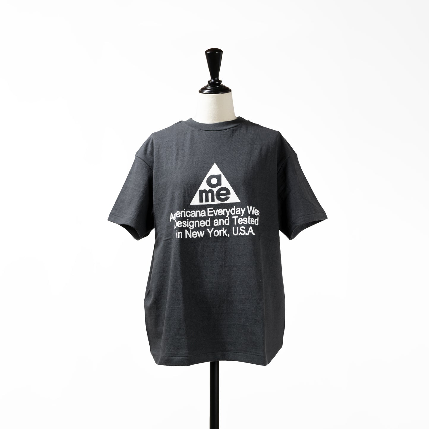 25SS AMERICANA ラフィー丸胴プリントTシャツ ame