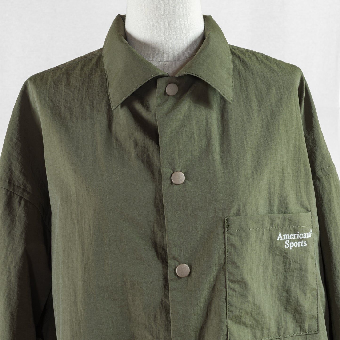 AMERICANA NYLON VOLUME SLEEVE SHIRT