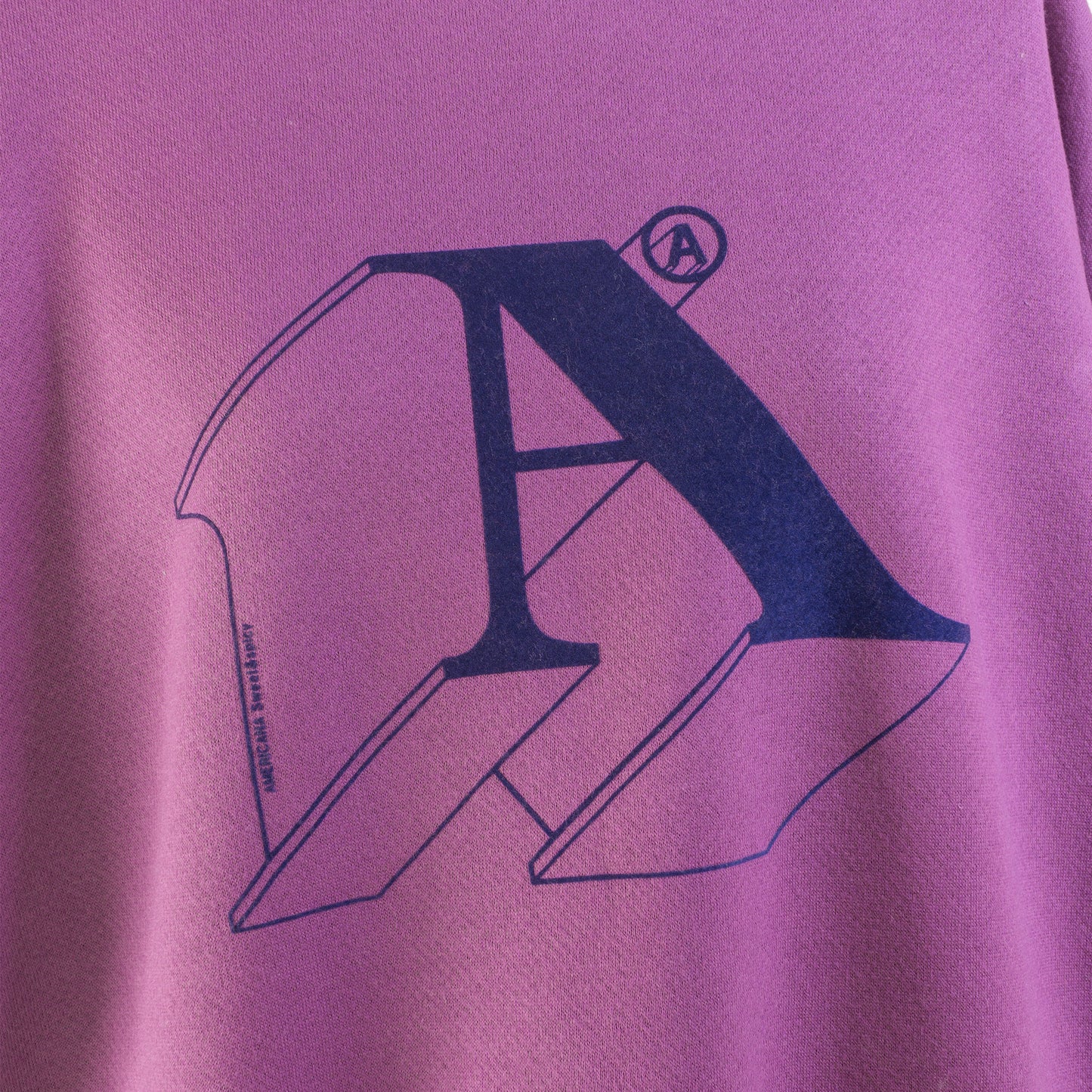 AMERICANA WIDE PULL OVER CREW SWEAT