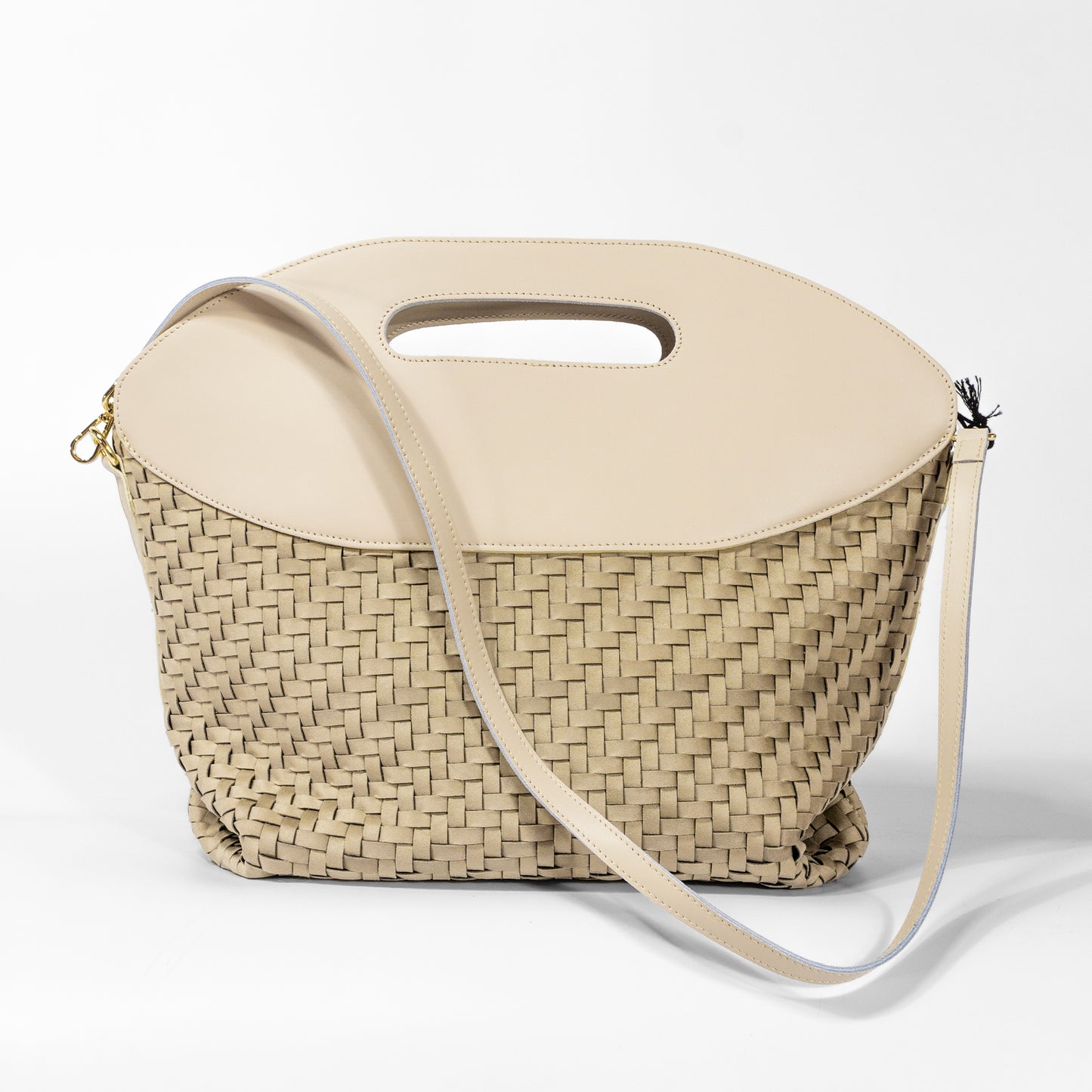 25SS VIAMAILBAG FLEUR SUEDE コンビショルダーバッグ