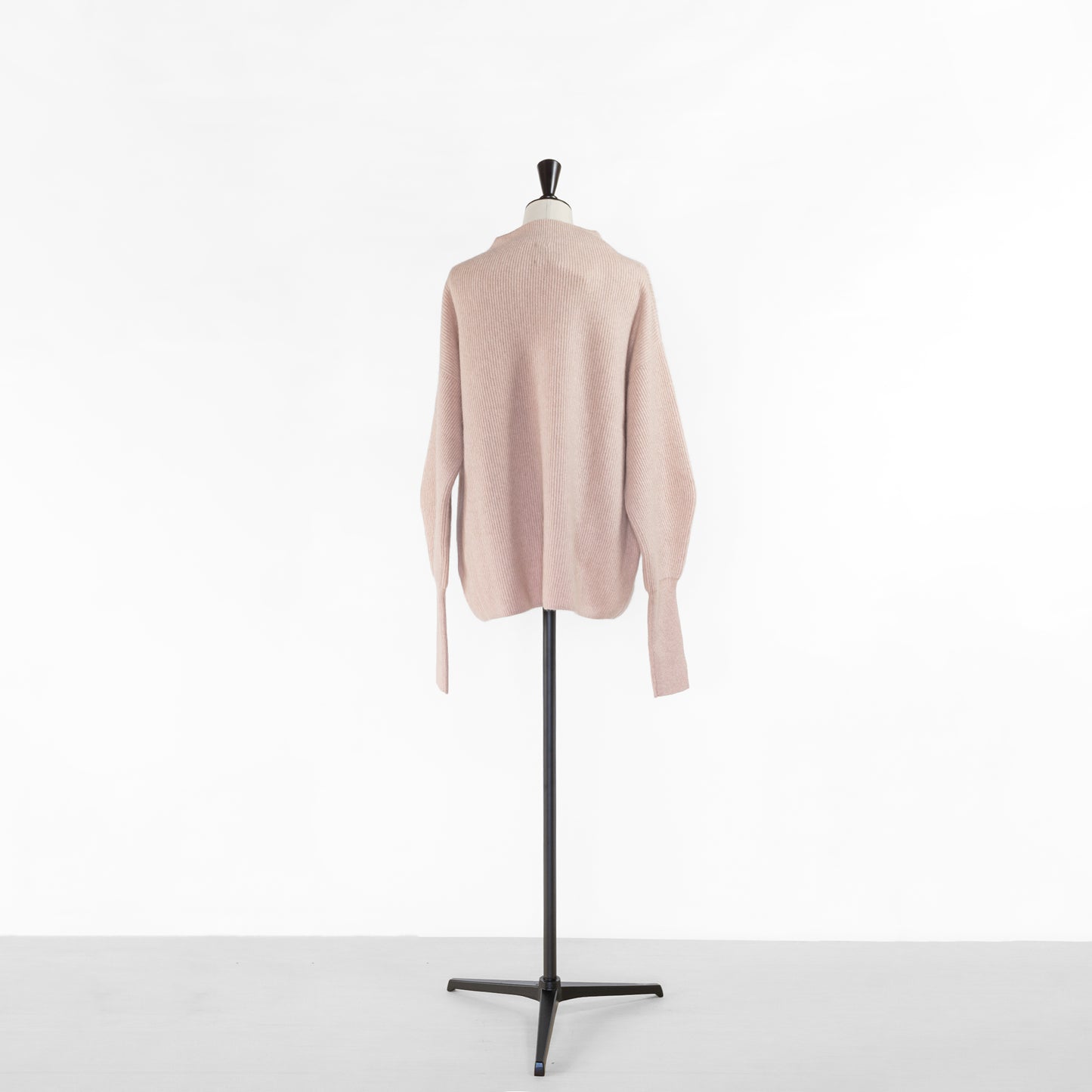 BATONER CASHMERE FOX FINGER HALL BOAT NECK TUNIC