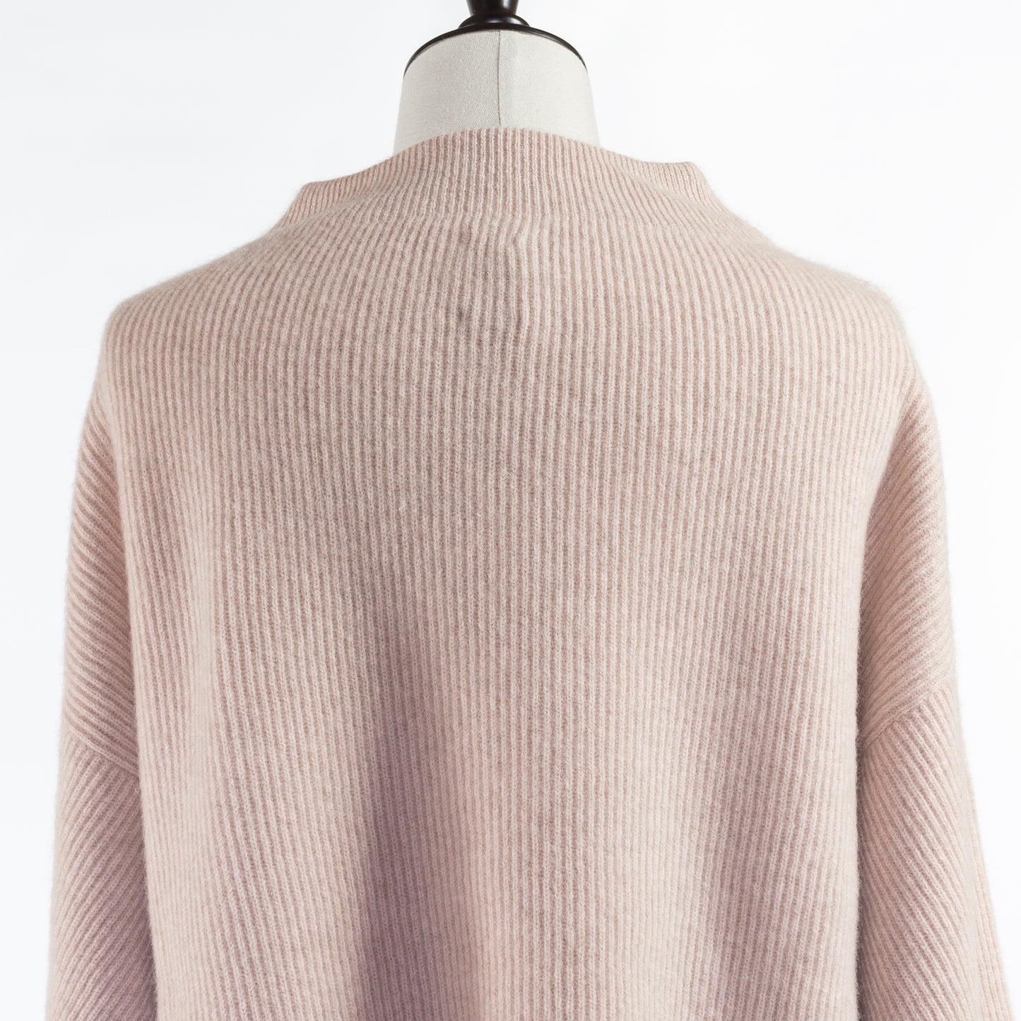 BATONER CASHMERE FOX FINGER HALL BOAT NECK TUNIC