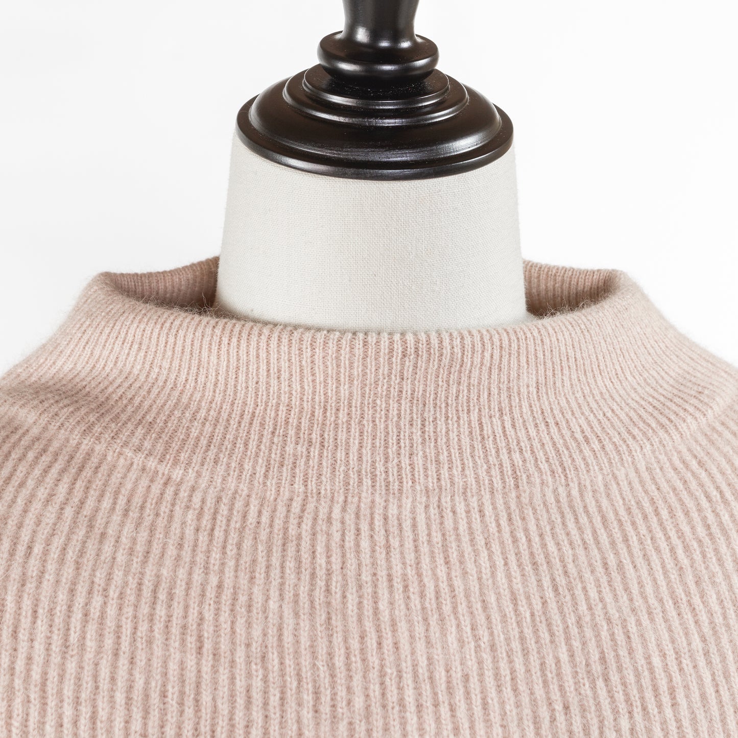 BATONER CASHMERE FOX FINGER HALL BOAT NECK TUNIC