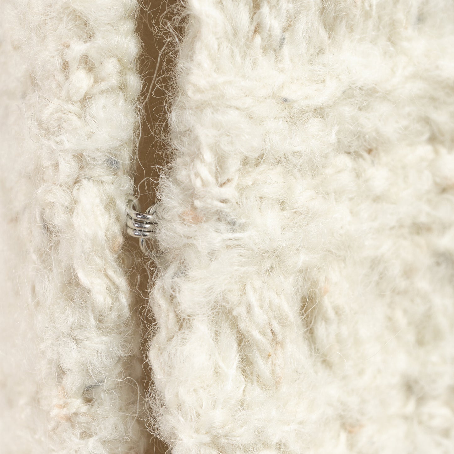 BATONER TWEEDY CREW NECK CARDIGAN
