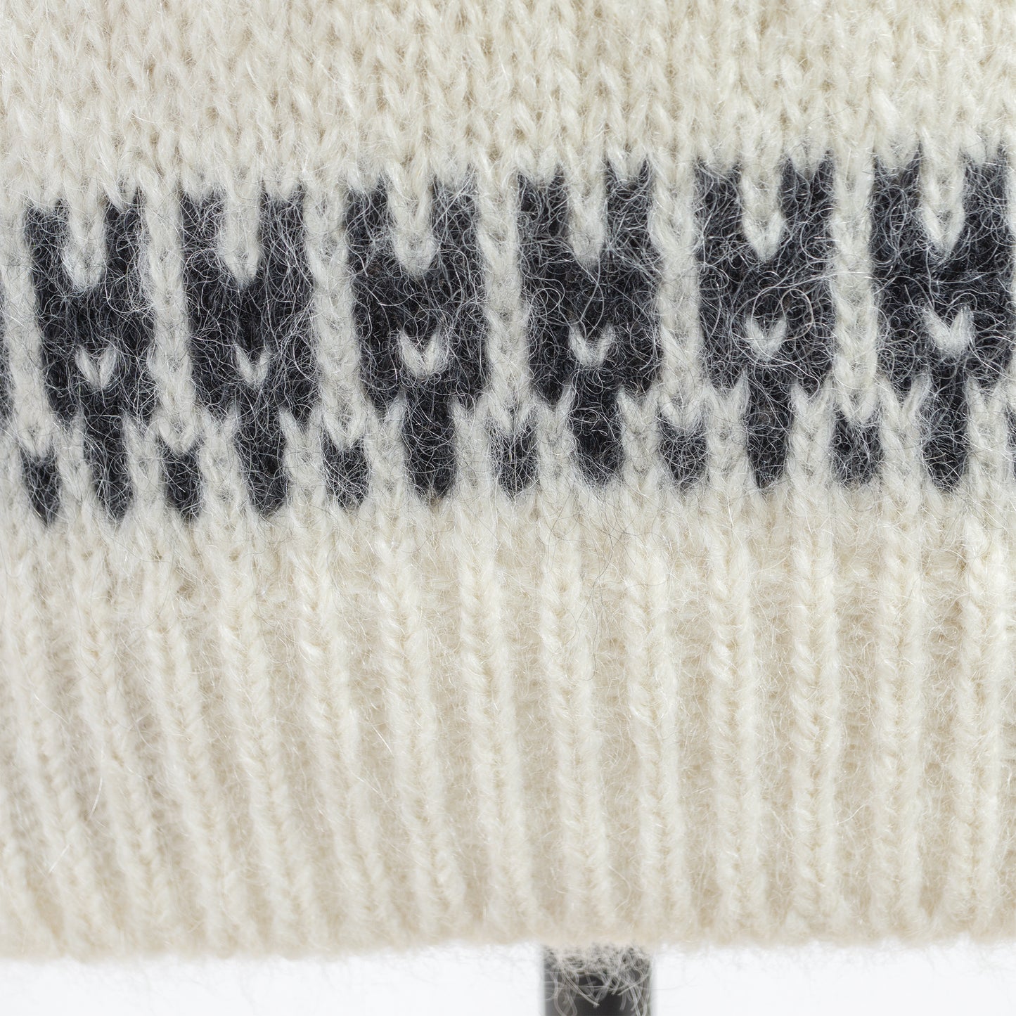 BATONER MEN MOHAIR NORDIC CREW NECK