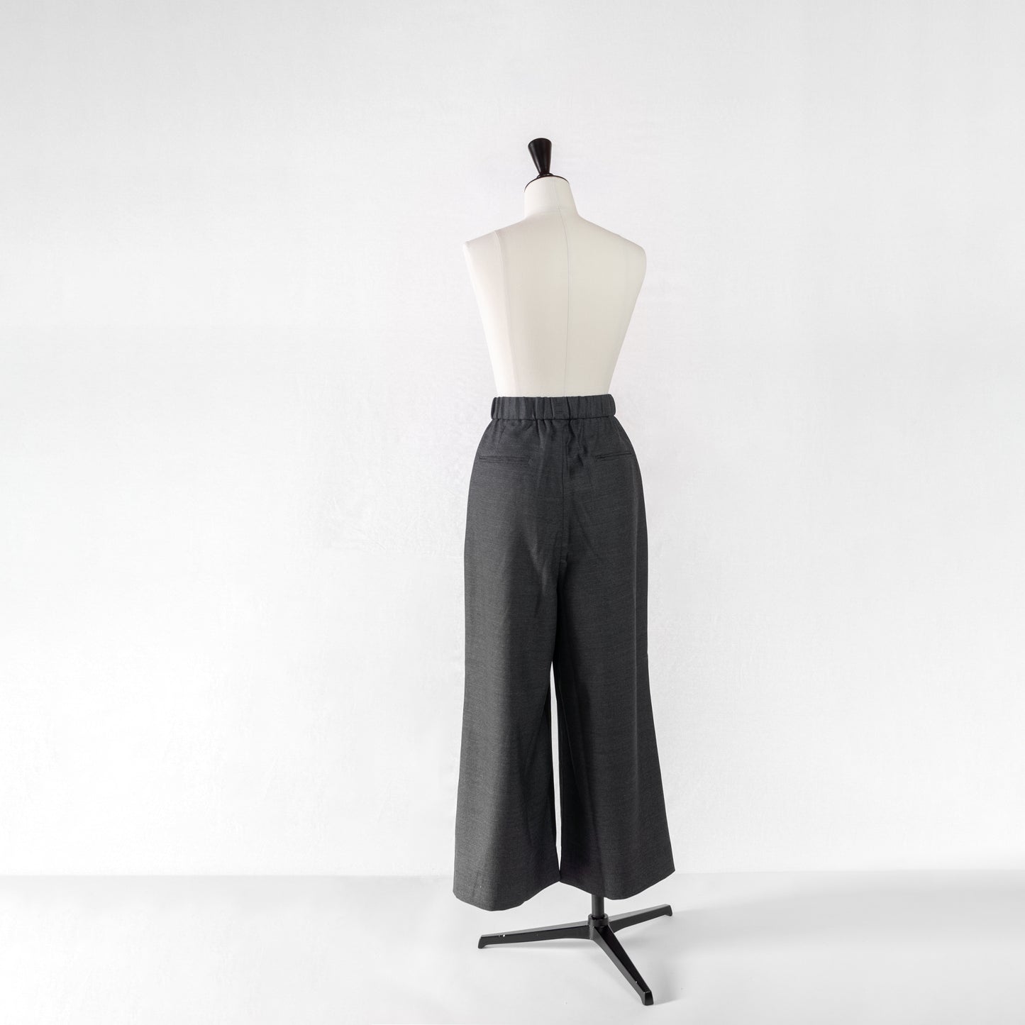 BATONER WOMEN ARMY CLOTH TUCK EASY WIDE PANTS