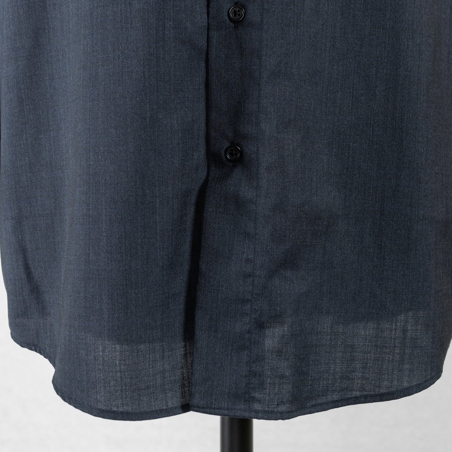BATONER MEN WOOL BAND COLLAR SHIRT