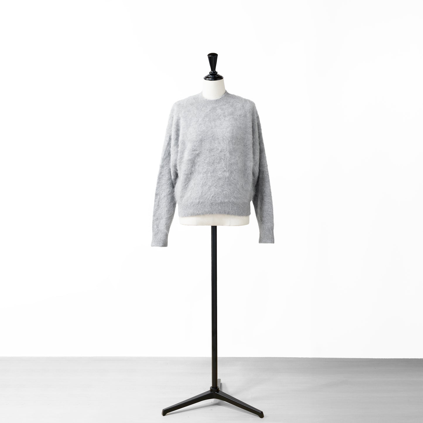 24AW BATONER CASHMERE FOX FUR CREW NECK