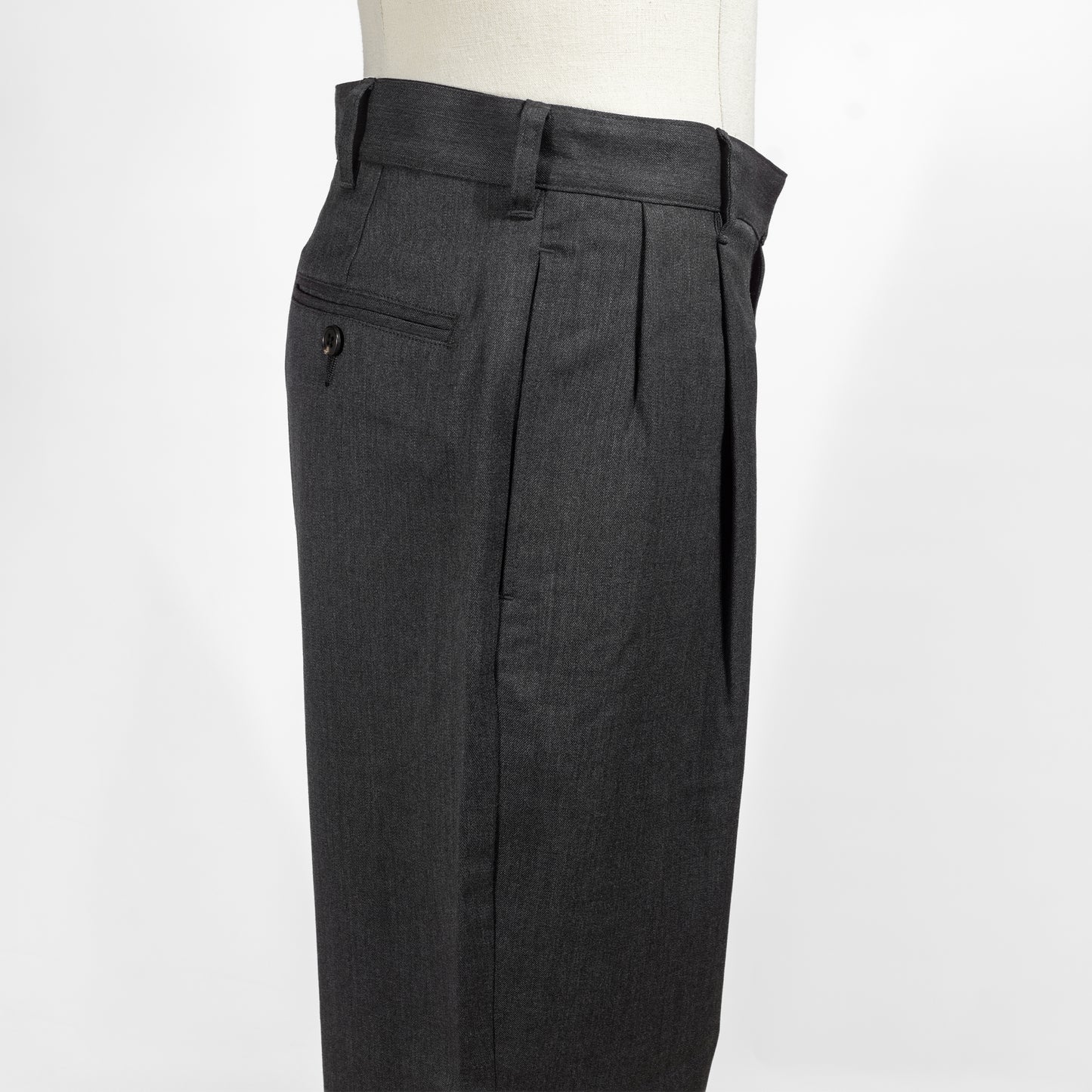 25AW BATONER スーパーソフトウールチノ 2タックパンツ BN-25FM-017