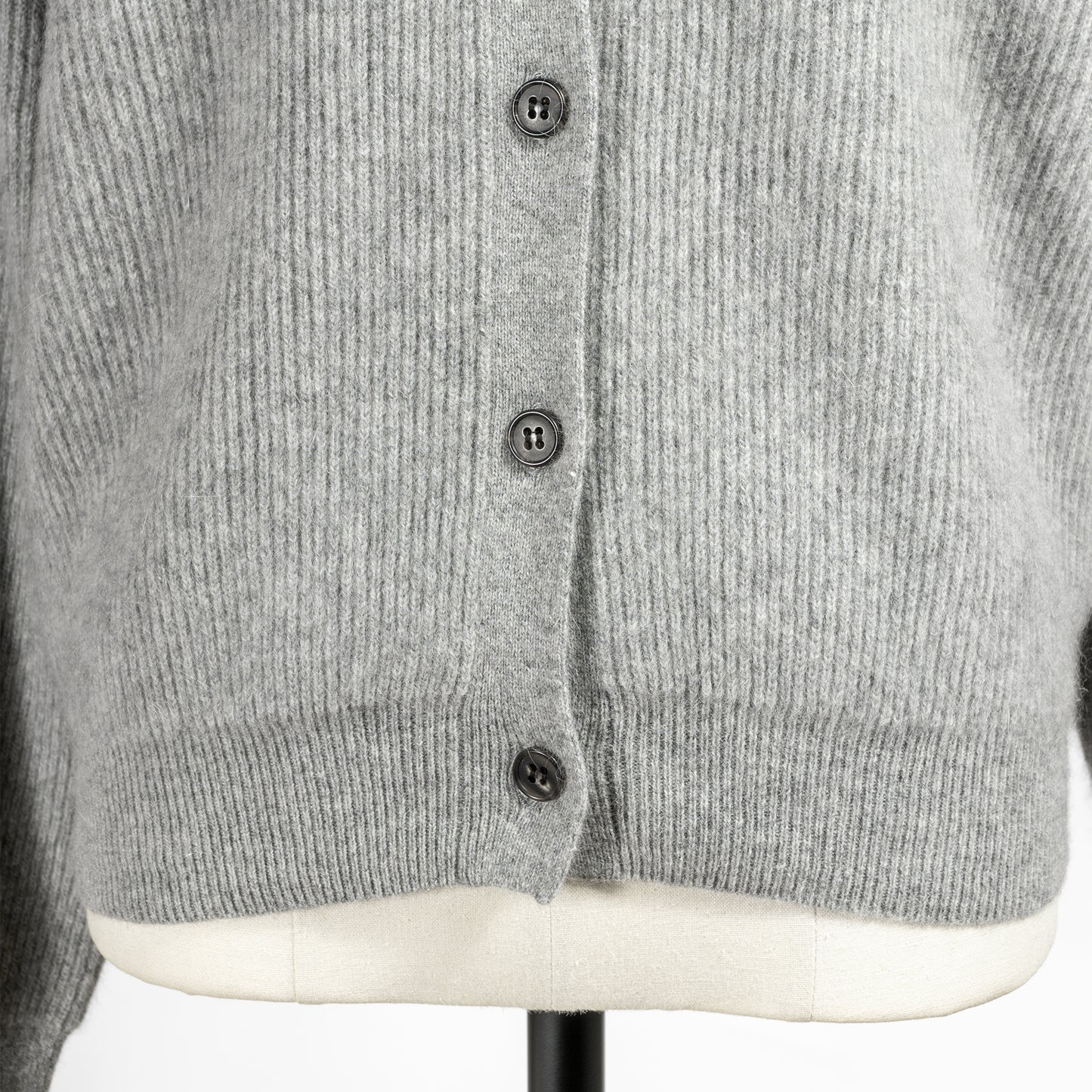 25AW BATONER カシミヤフォックスポロカーディガン BN-25FL-044