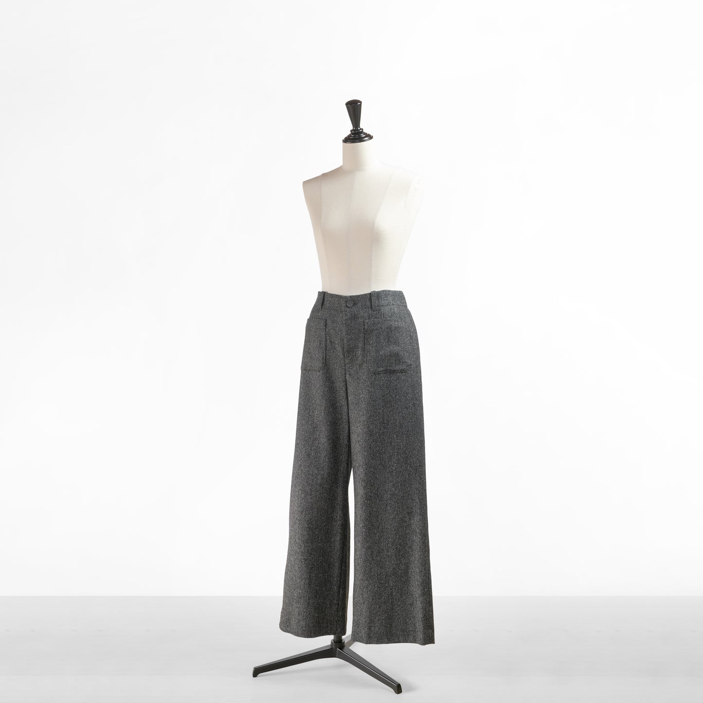 cafune RECYCLED WOOL WIDE PANTS