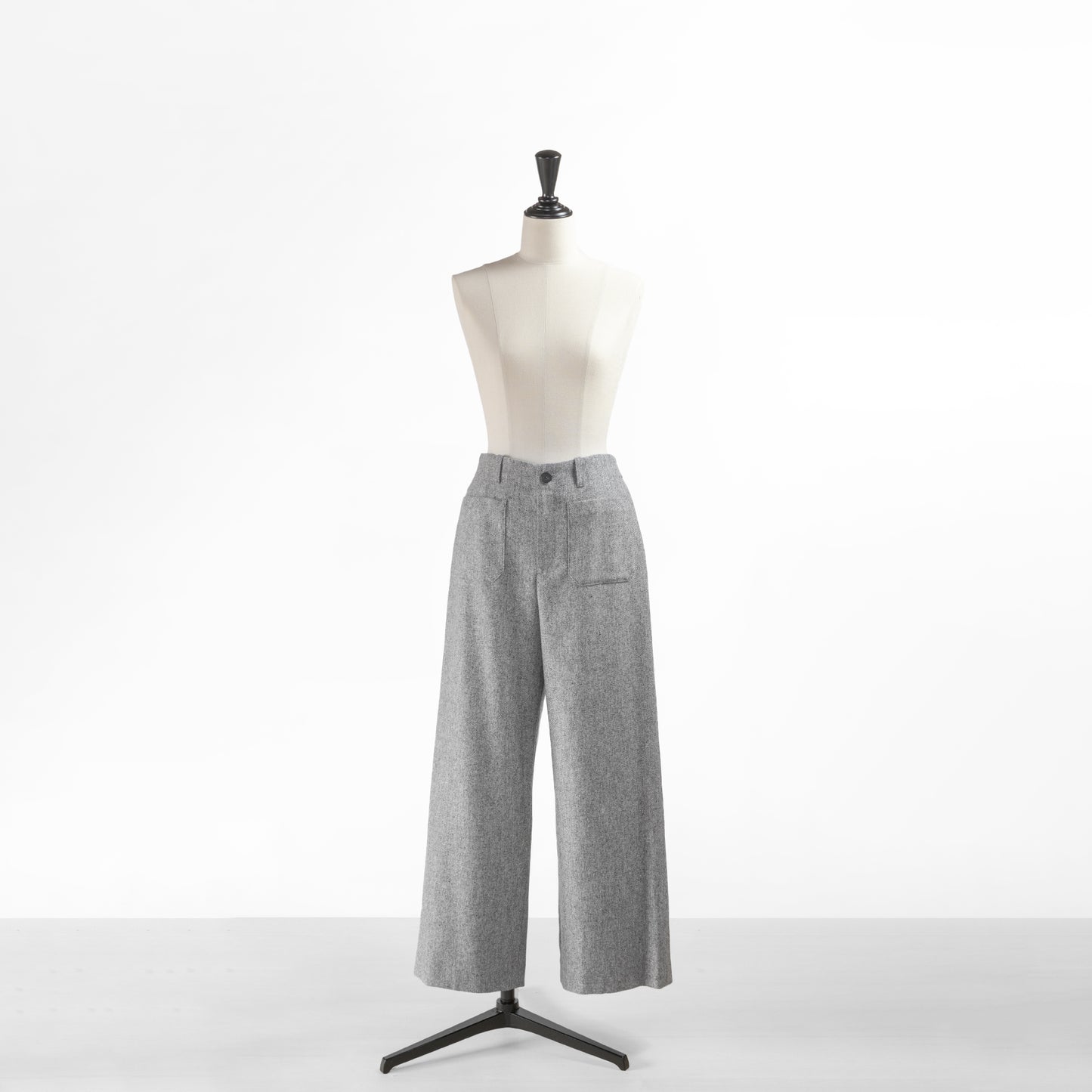 cafune RECYCLED WOOL WIDE PANTS