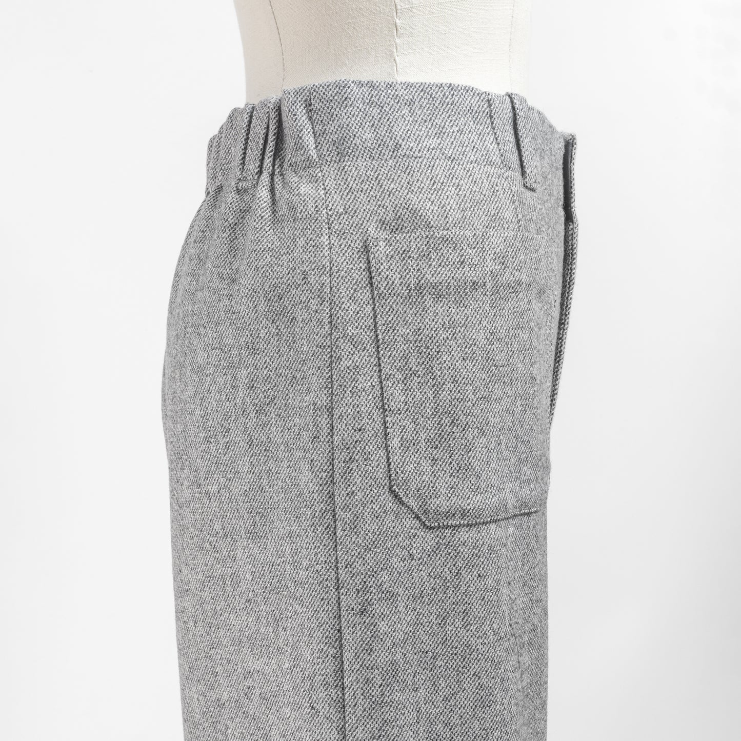 cafune RECYCLED WOOL WIDE PANTS