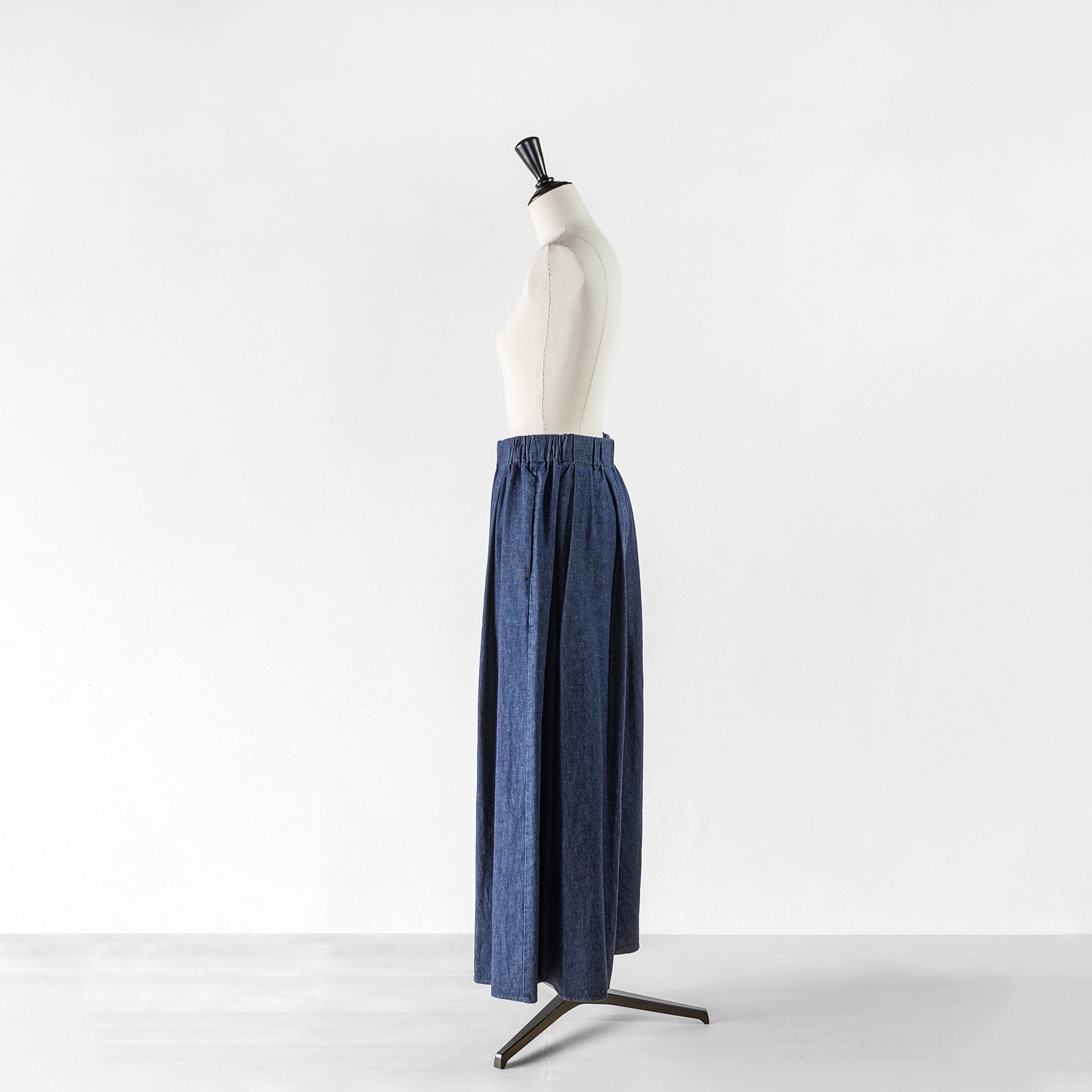 cafune SKIRT LIKE DENIM WIDE PANTS