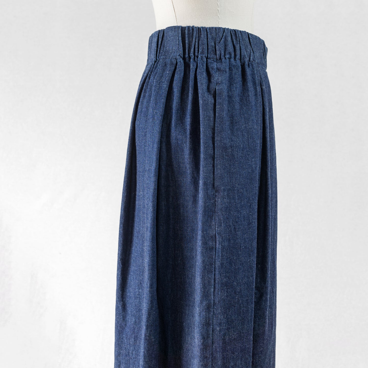 cafune SKIRT LIKE DENIM WIDE PANTS
