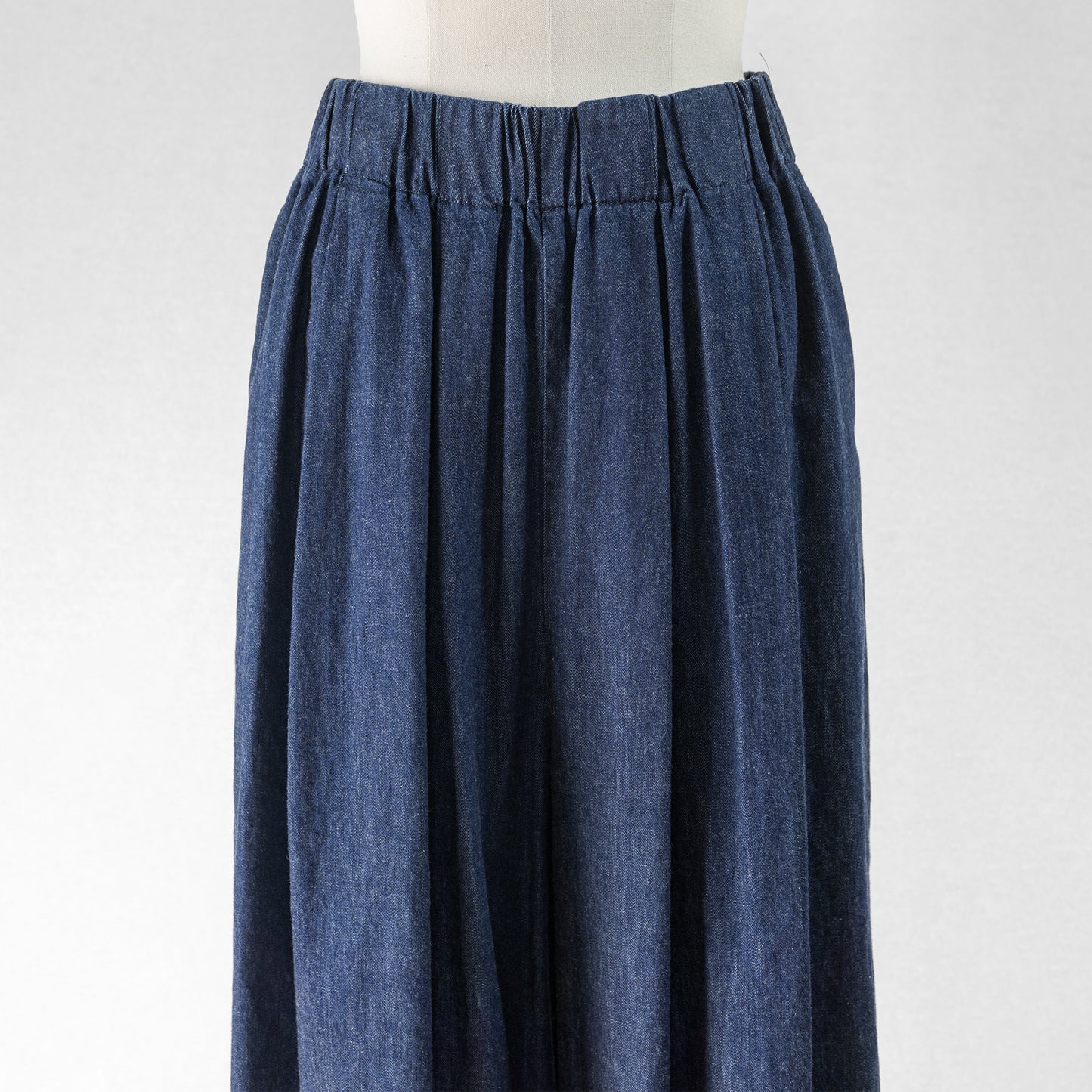 cafune SKIRT LIKE DENIM WIDE PANTS