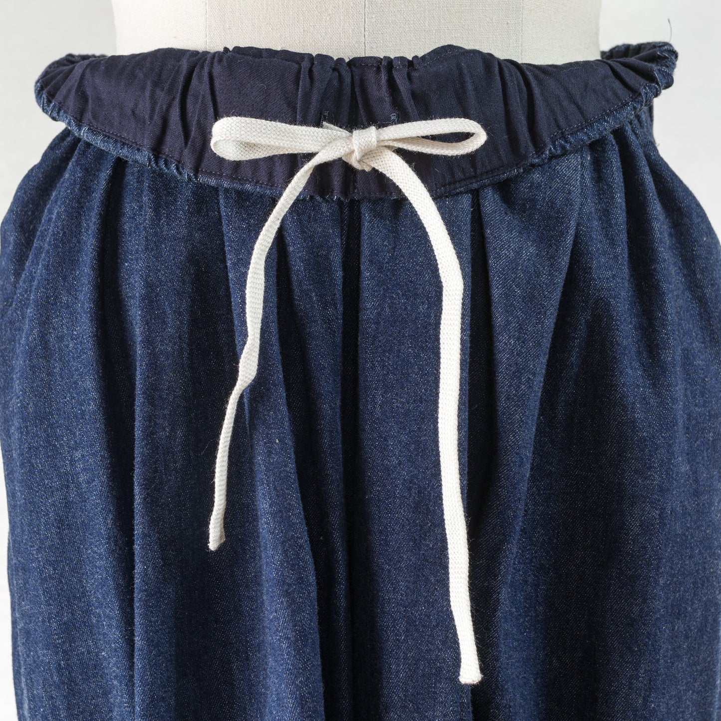 cafune SKIRT LIKE DENIM WIDE PANTS