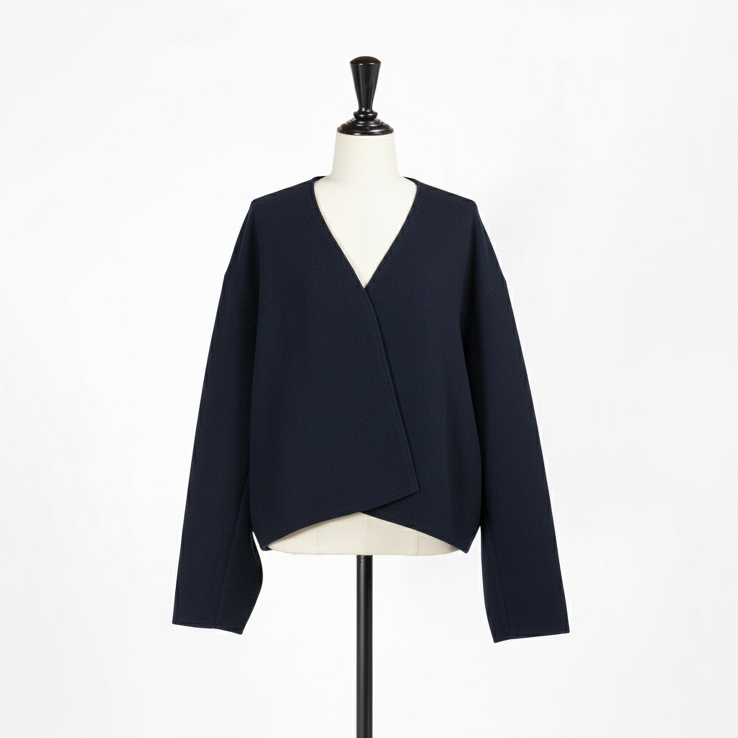 25AW cafune フェイクスエードVネックジャケット 545401