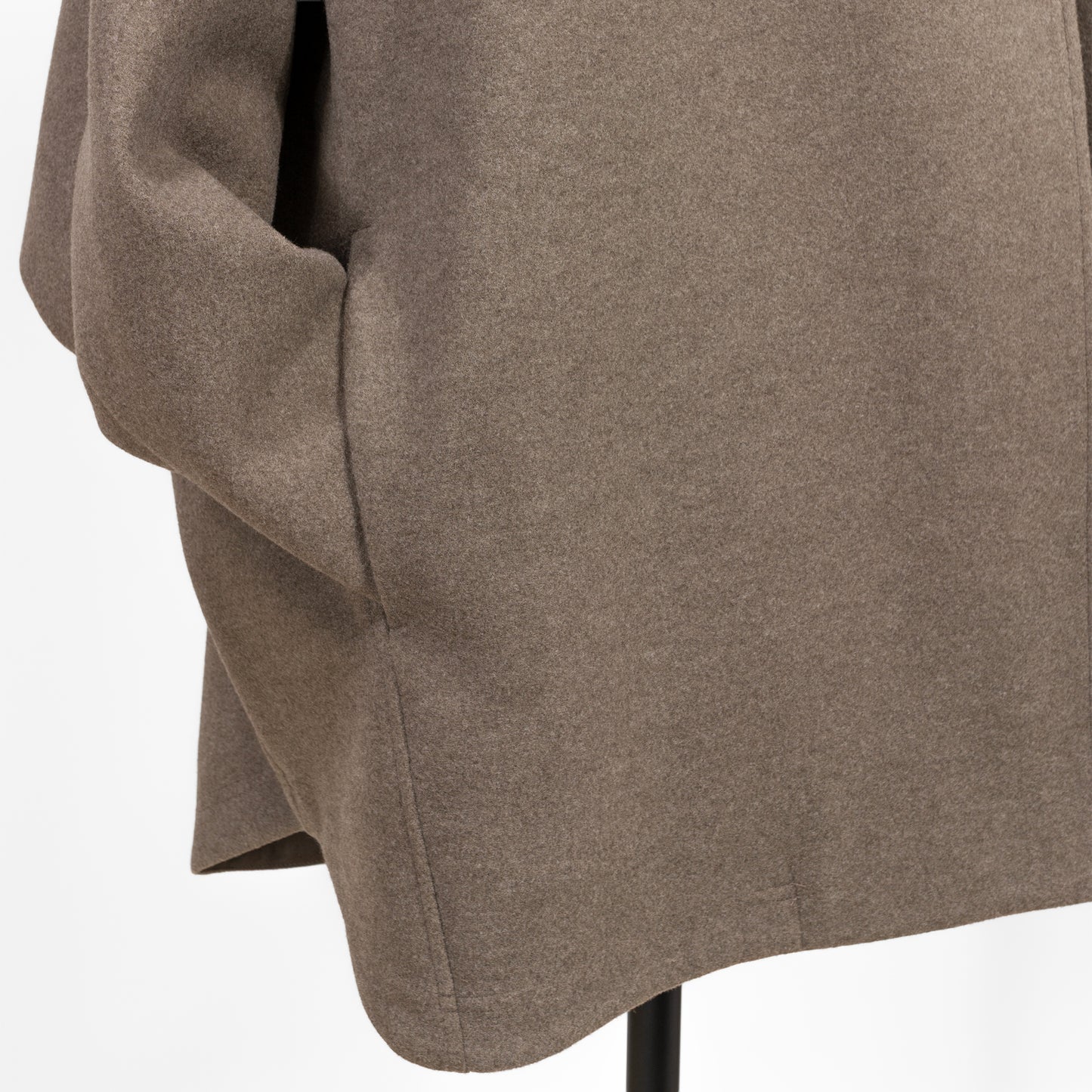 25AW cafune スタンドカラー ケープコート 545403