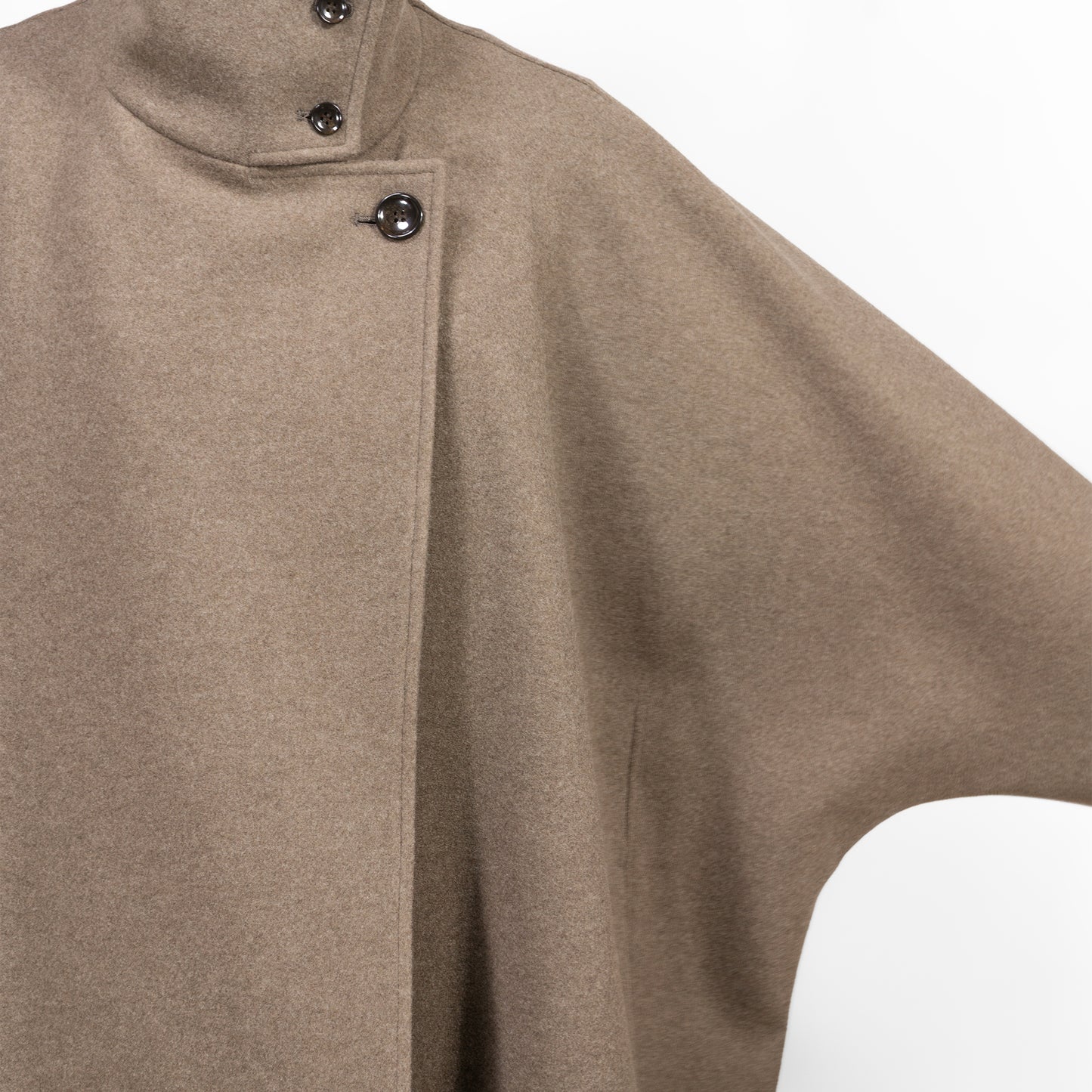 25AW cafune スタンドカラー ケープコート 545403