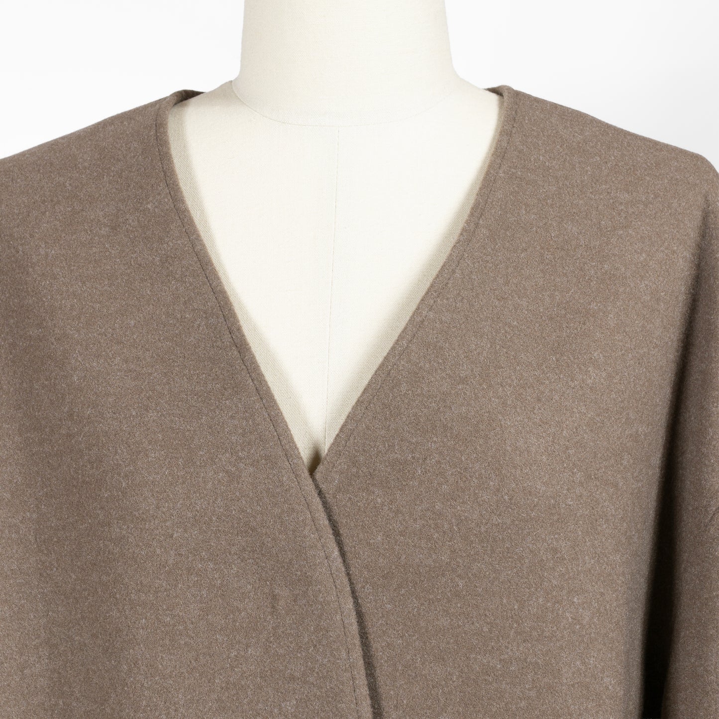 25AW cafune フェイクスエードVネックジャケット 545401