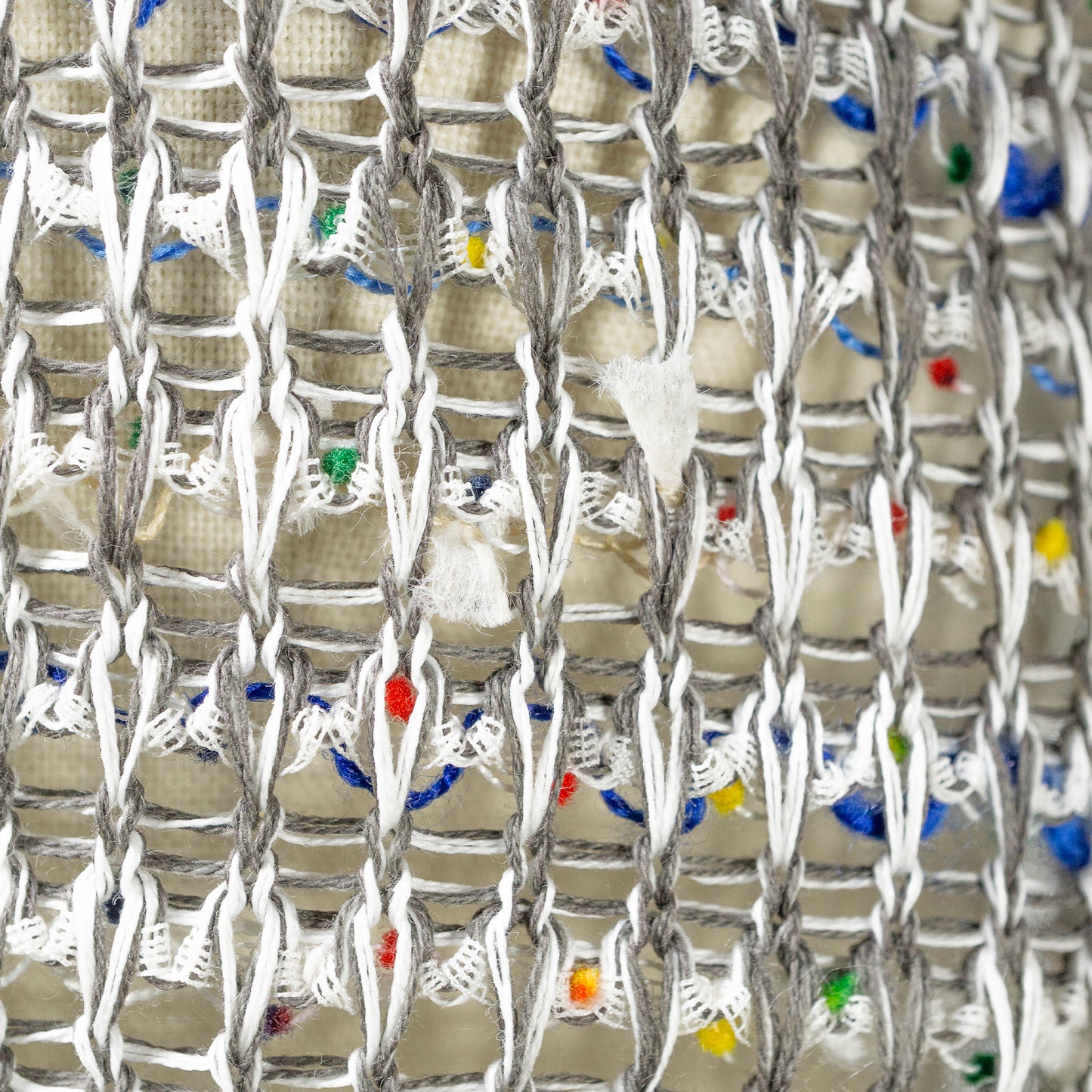 25SS COOHEM MEN ツウィードメッシュニットカーディガン