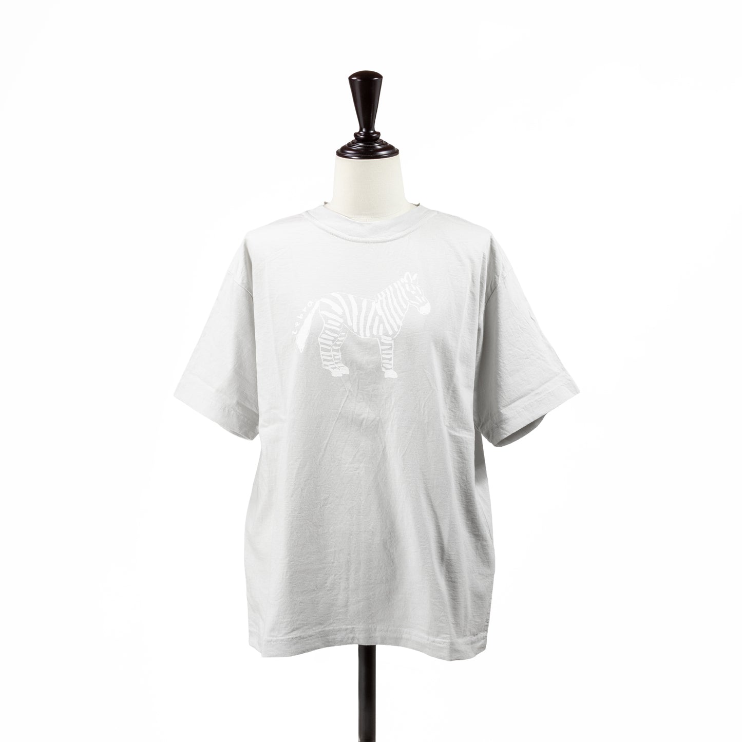 25SS grin エーゲ海天竺シマウマプリントTシャツ