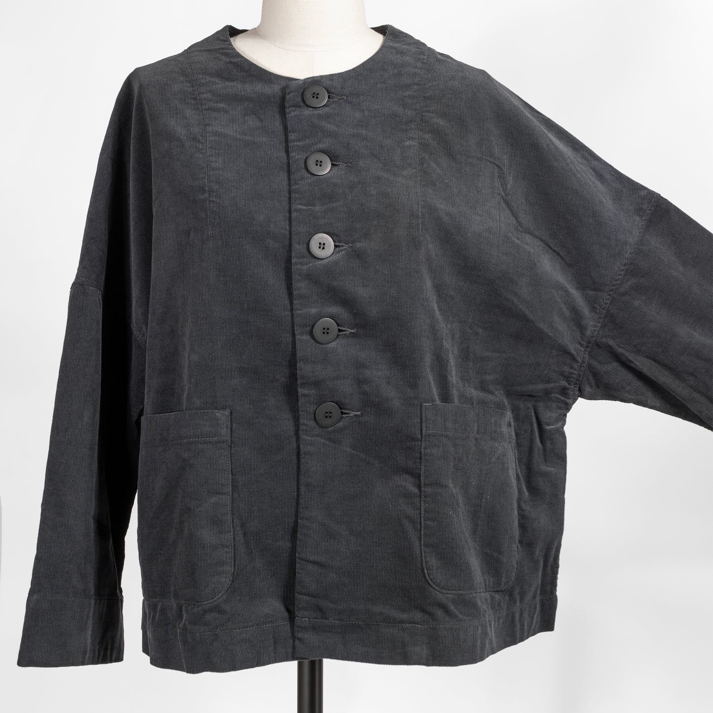 25AW grin コーデュロイクルーワイドジャケット 8254J-009