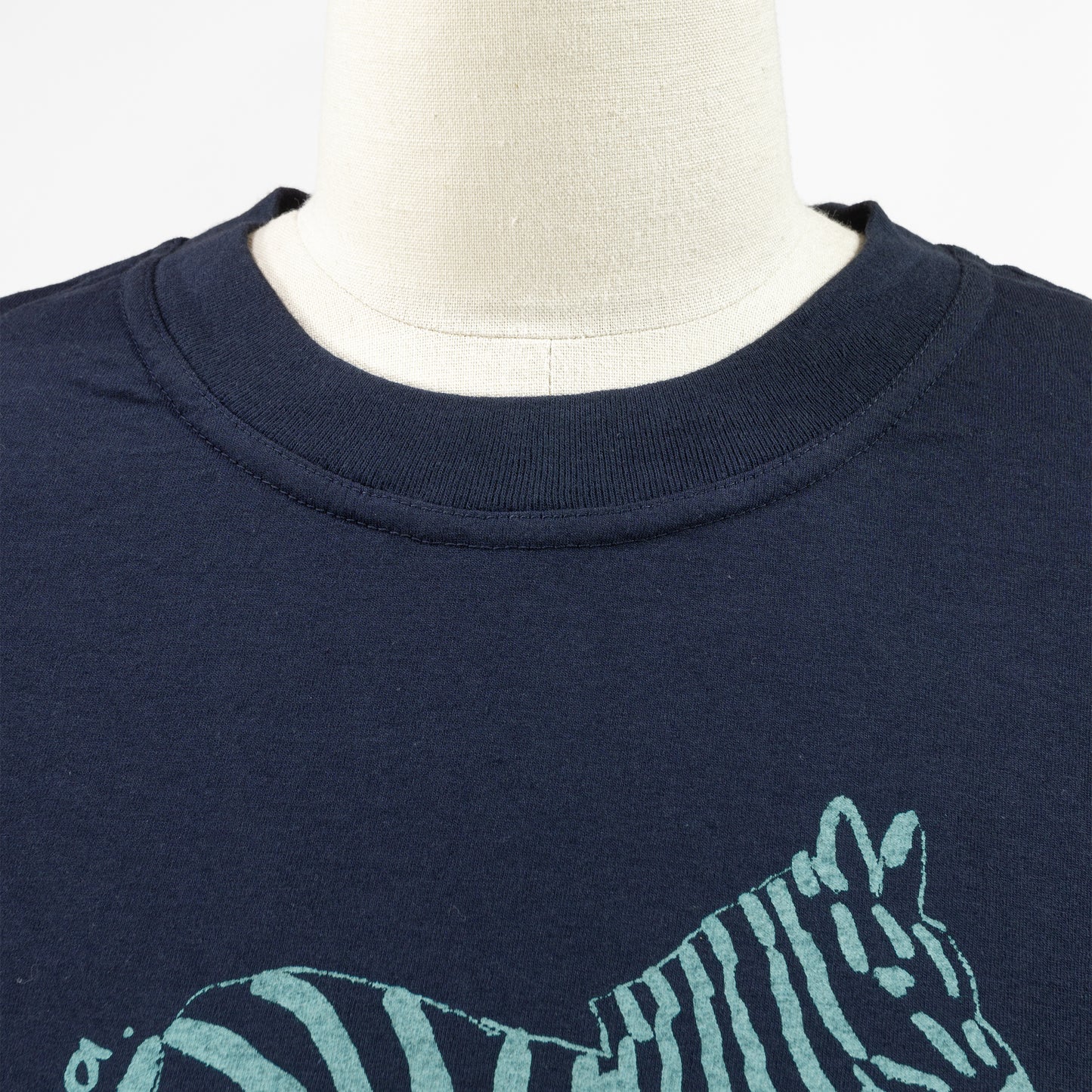 25SS grin エーゲ海天竺シマウマプリントTシャツ