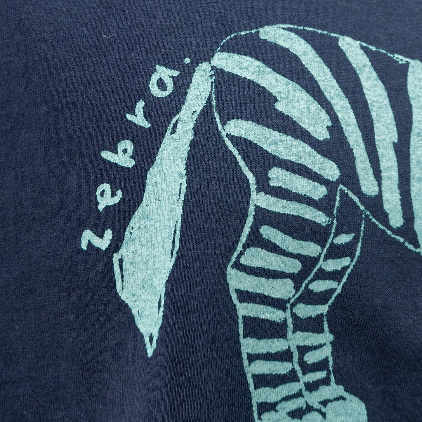 25SS grin エーゲ海天竺シマウマプリントTシャツ