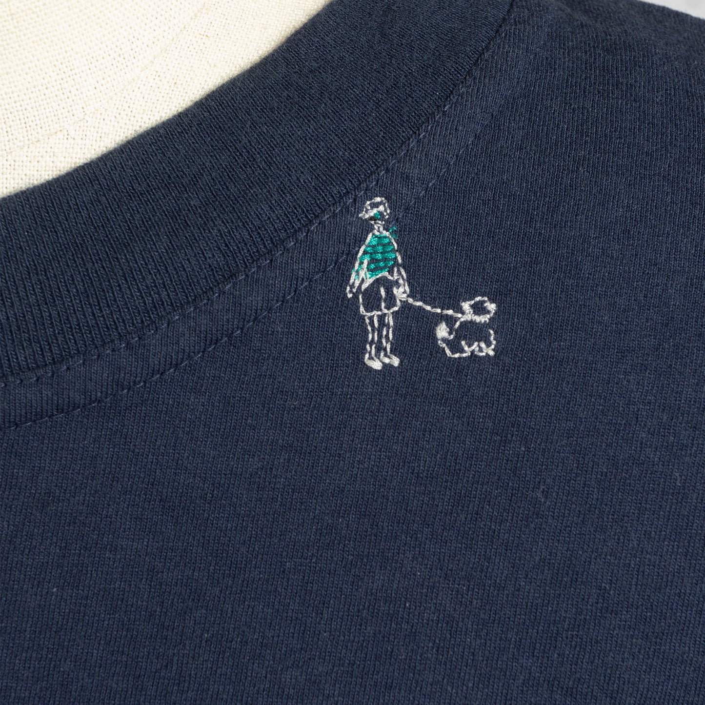 26SS grin オーガニックエーゲ海天竺 お散歩刺繍T 8263C-020