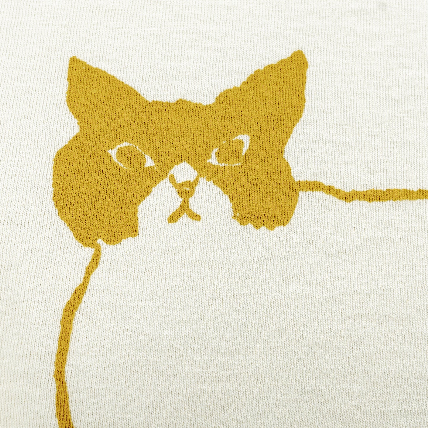 25SS grin エーゲ海天竺くつろぎねこプリントTシャツ