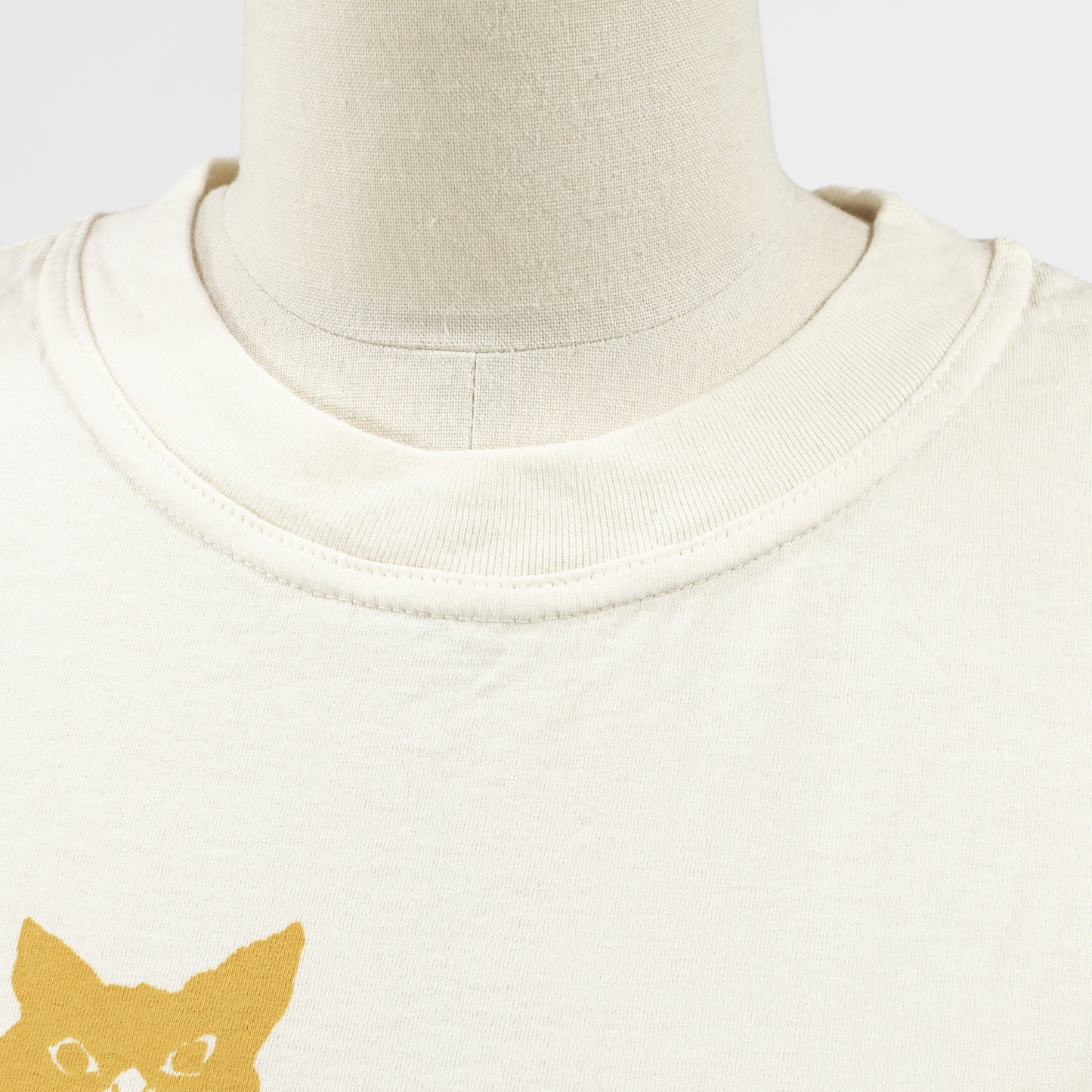 25SS grin エーゲ海天竺くつろぎねこプリントTシャツ