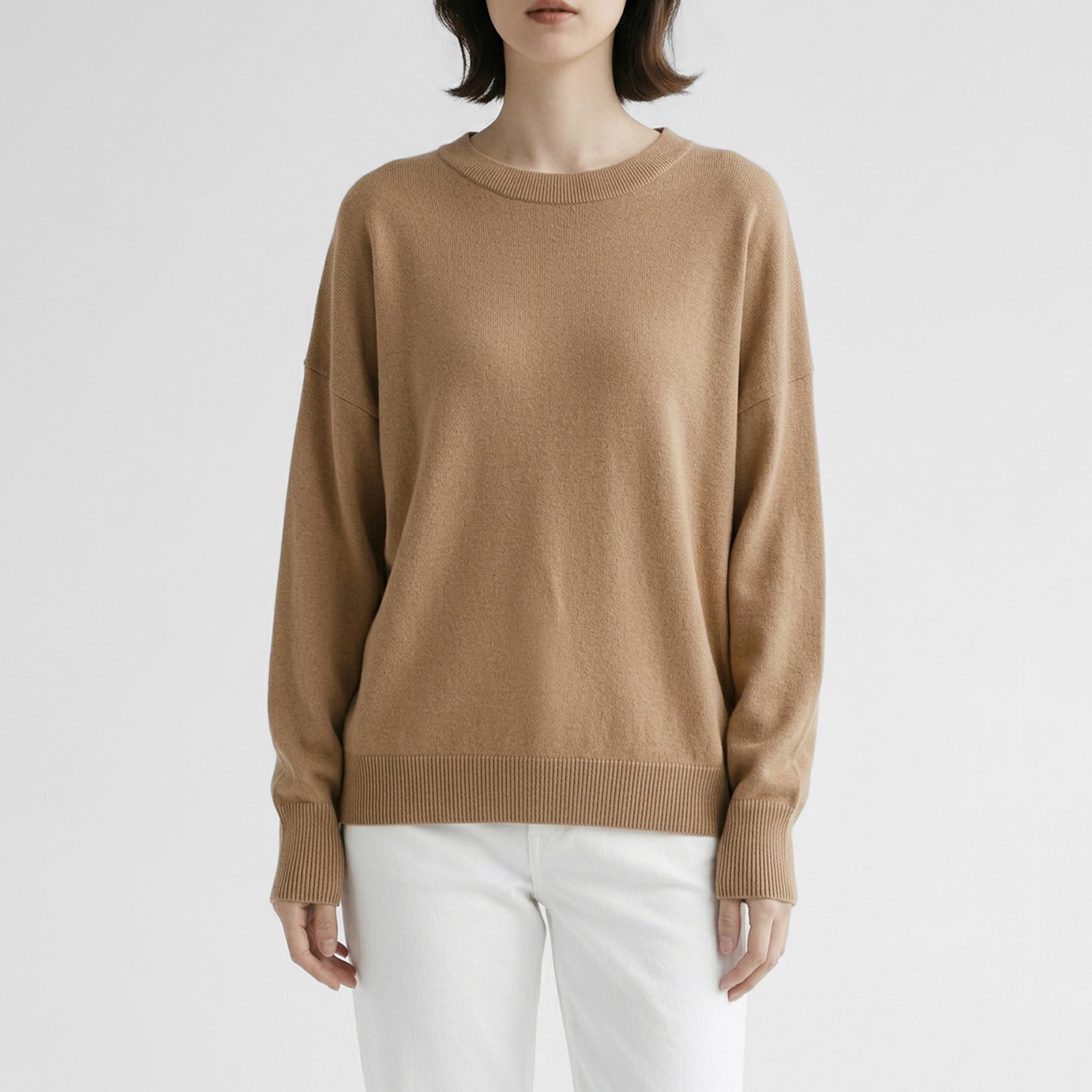 26SS HER. コットンカシミヤ クルーネックプルオーバー 7061505