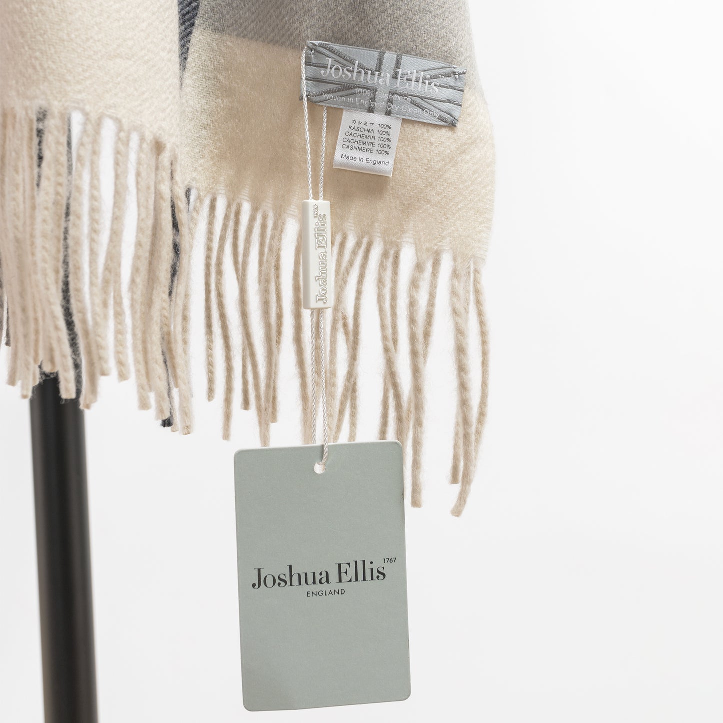 Joshua Ellis CASHMERE STOLE TARTAN 70×190 CPG60351