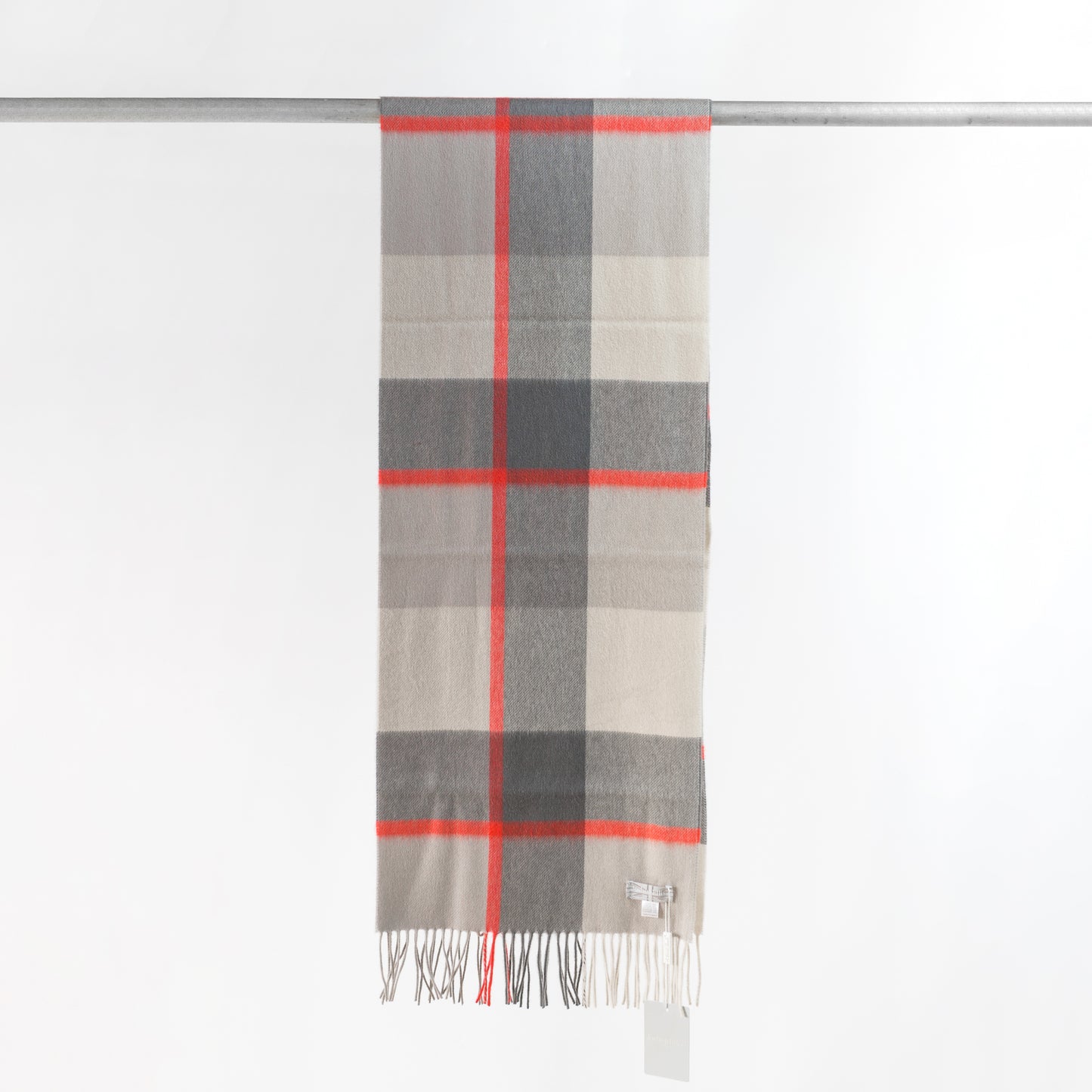 Joshua Ellis 3COLOR BLOCK CHECK CASHMERE STOLE 35×190 CPG60382