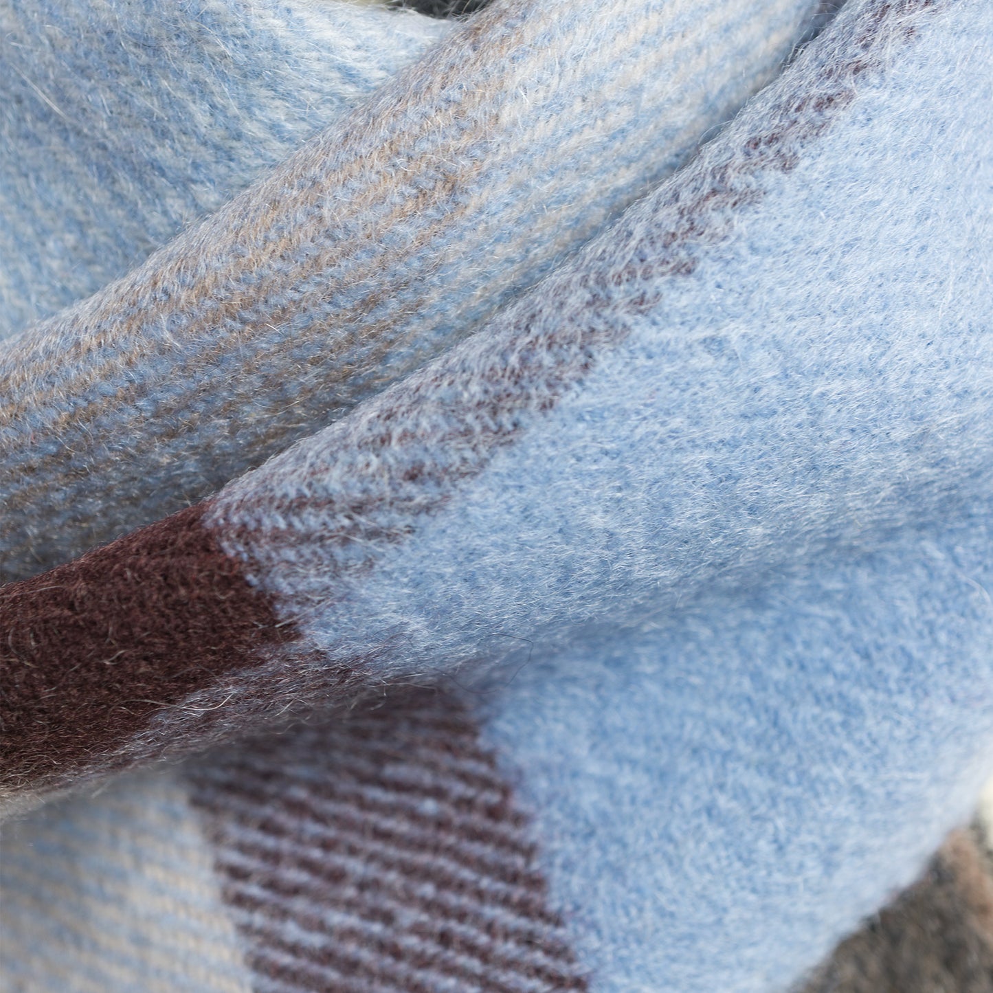 Joshua Ellis SURPLUS CHECK CASHMERE STOLE 30×180 RWC51046