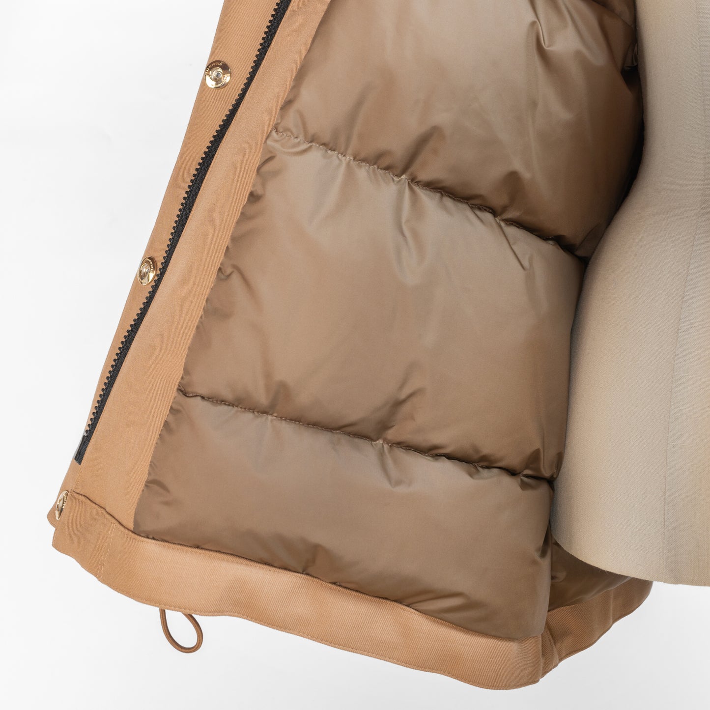 MACKINTOSH RAINTEC SKYE PARKA DOWN SHORT MILK TEA