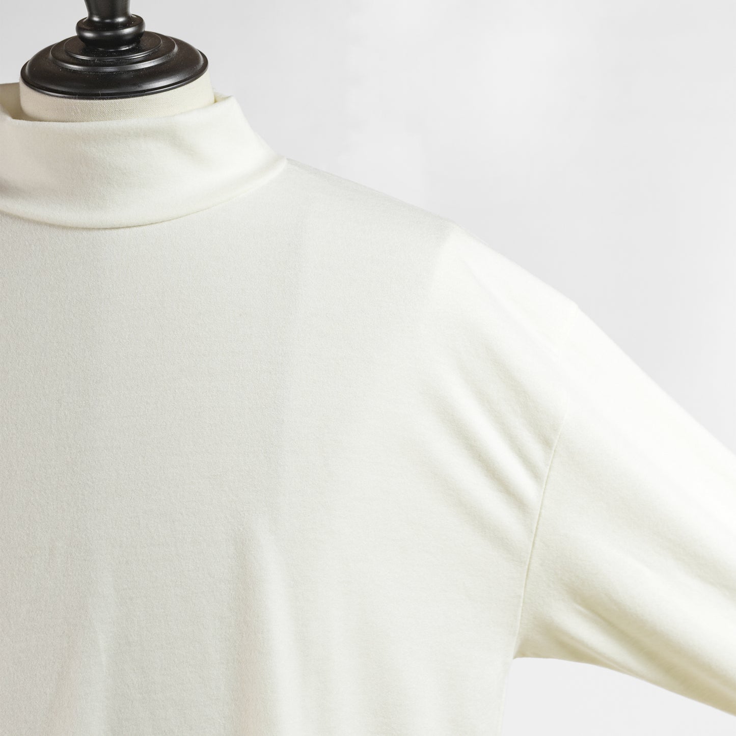 melple PREMIERE SUEDE STAND NECK LONG SLEEVE