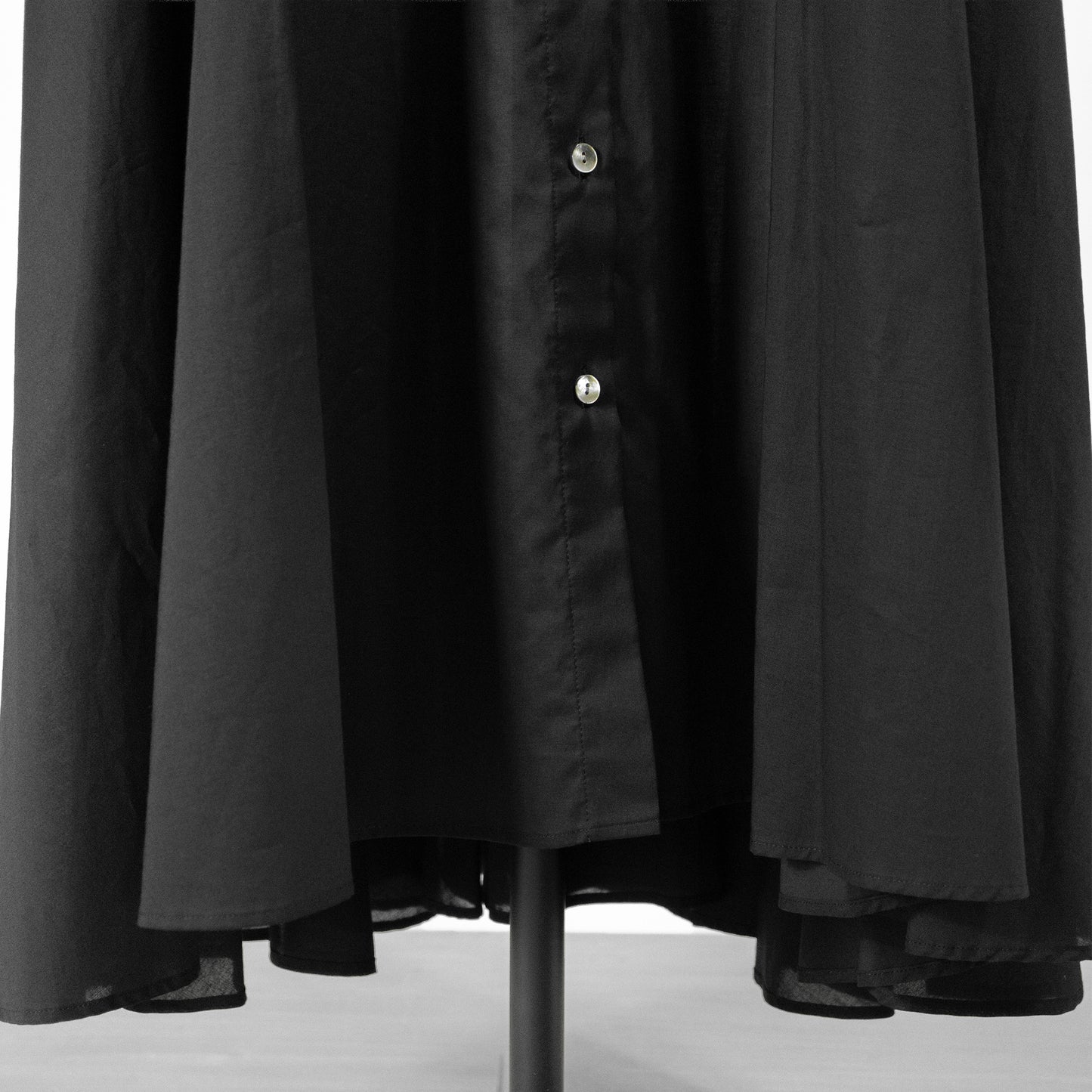 26SS mizuiro ind ハーフスリーブ フレア シャツワンピース 2-250100