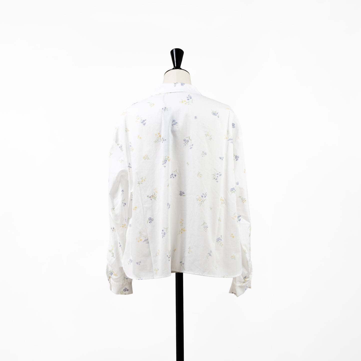 25SS mizuiro ind SMALL FLOWER PRINT SHIRT