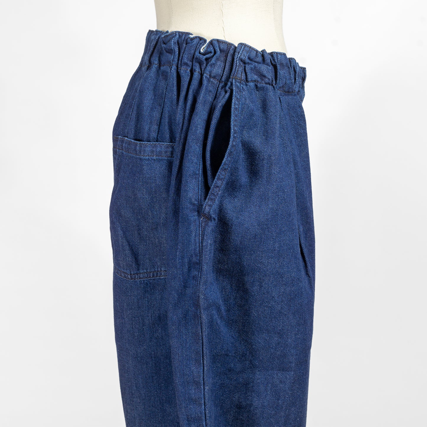 25AW mizuiro ind デニムタックワイドパンツ 3-260068