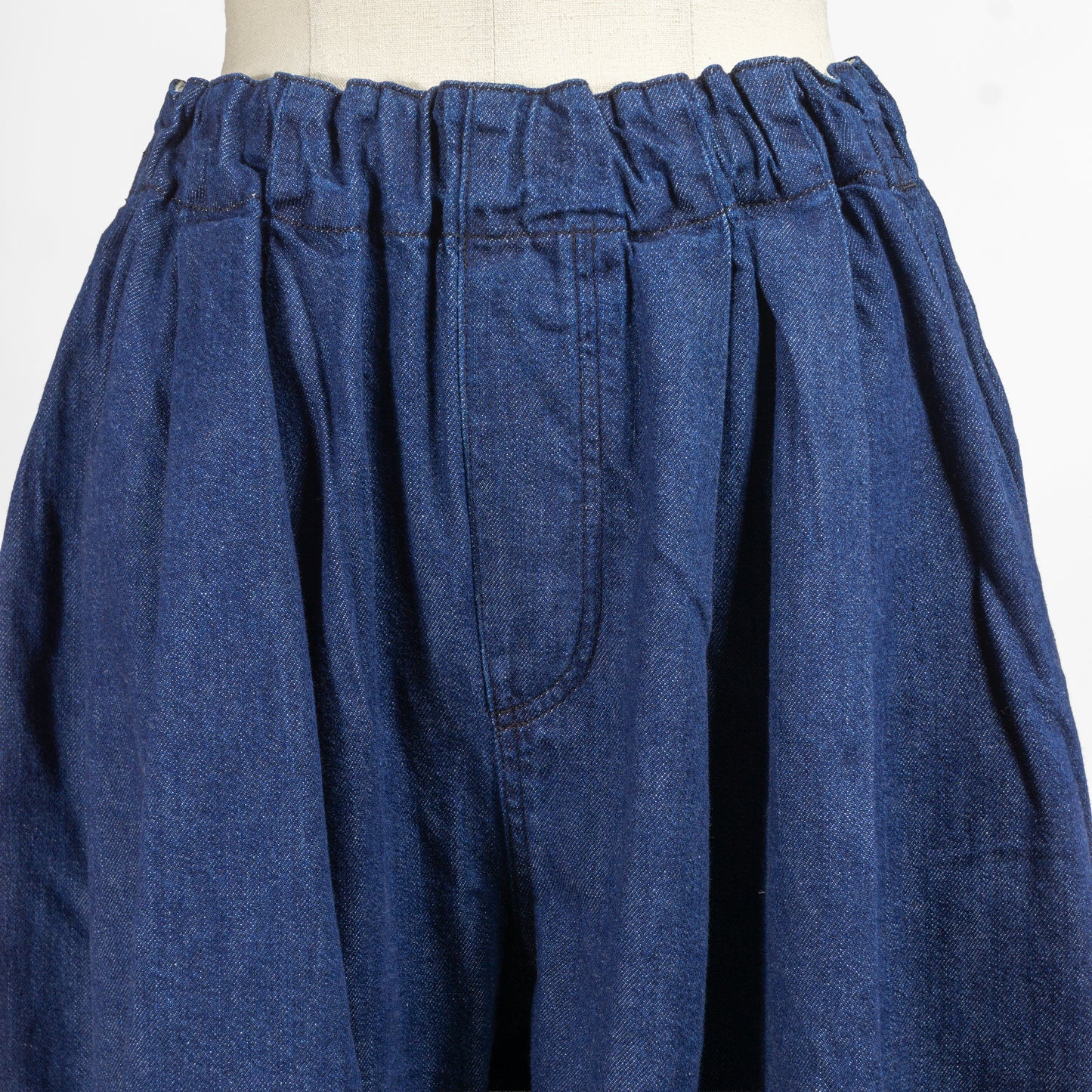 25AW mizuiro ind デニムタックワイドパンツ 3-260068
