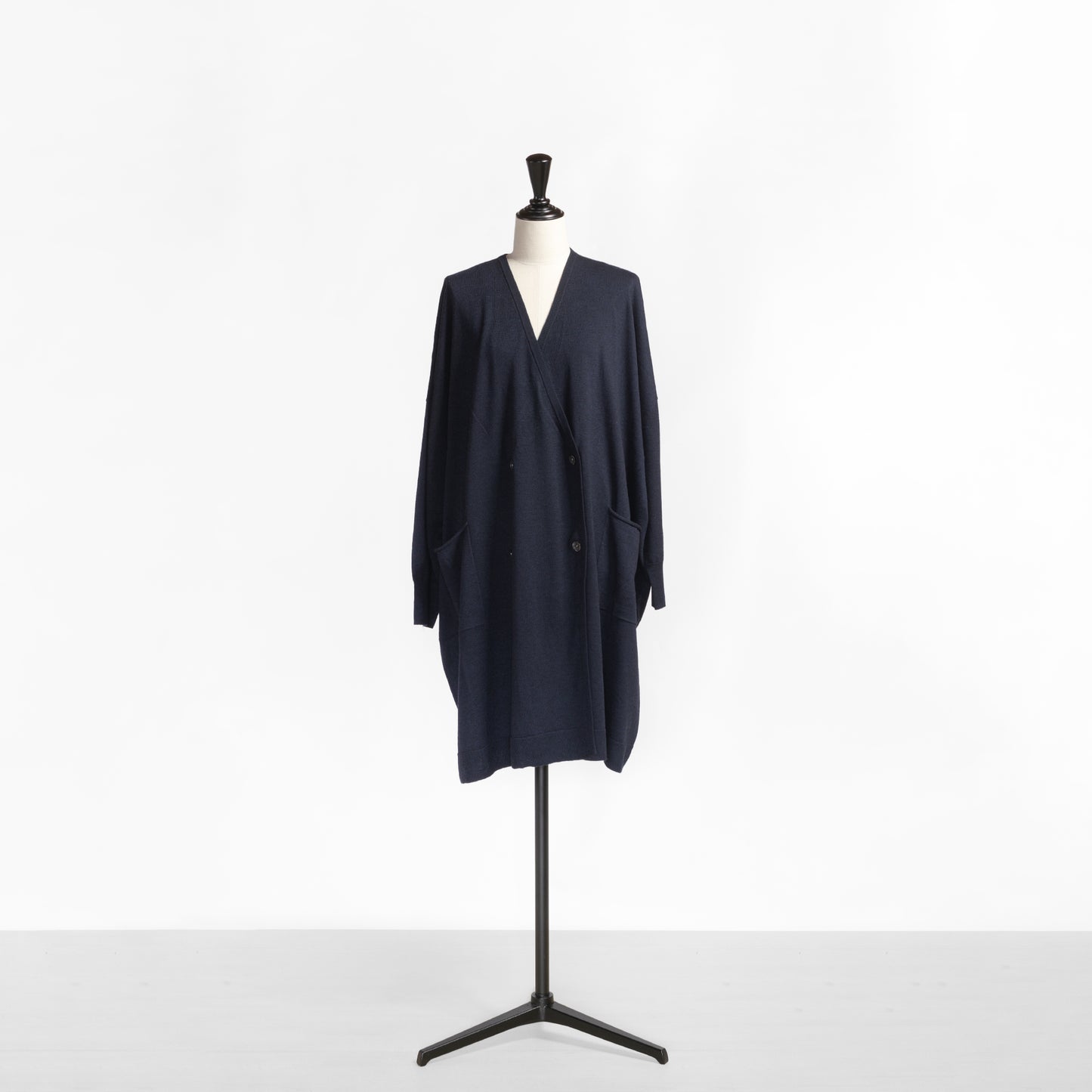 mizuiro ind DOUBLE BREASTED WIDE CARDIGAN